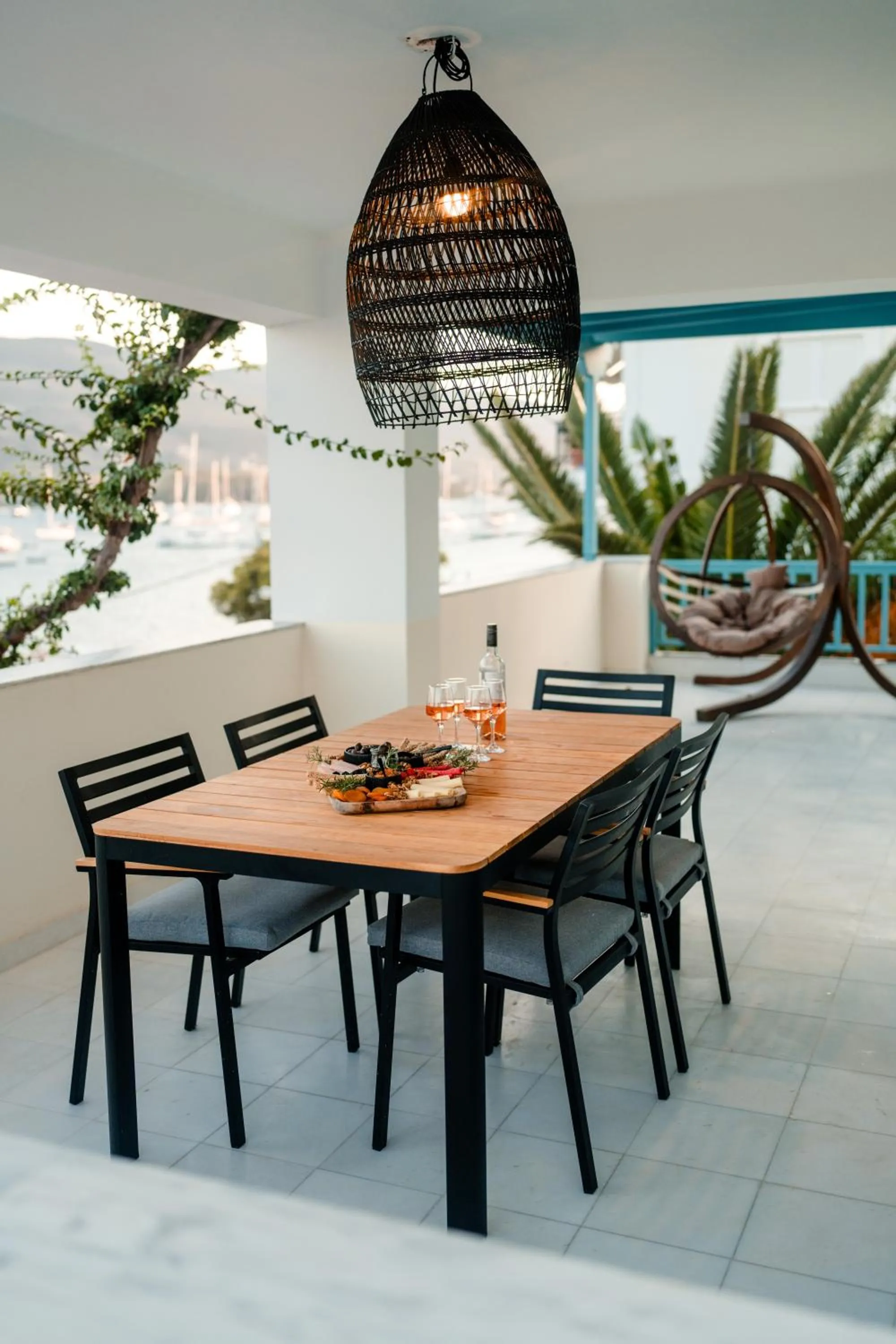 Seating area in Nikis Village