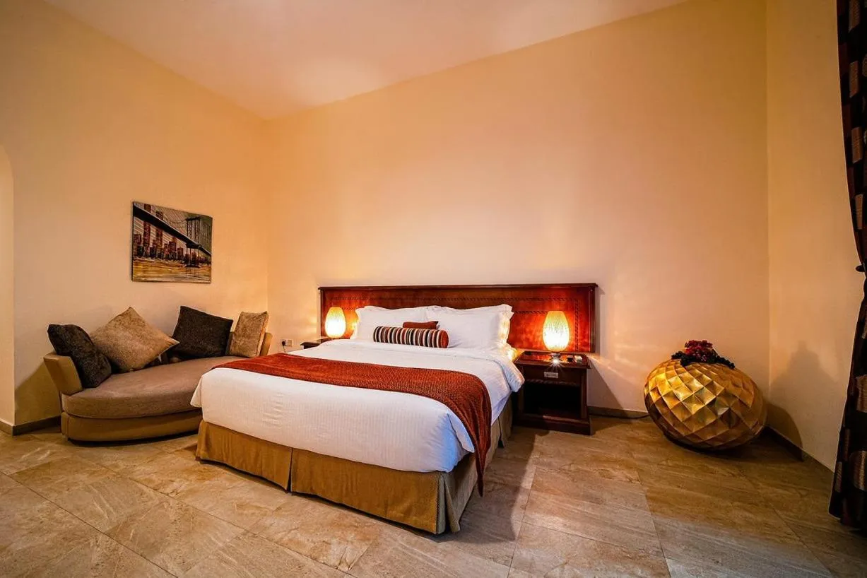 Bed in Umm Al Quwain Beach Hotel