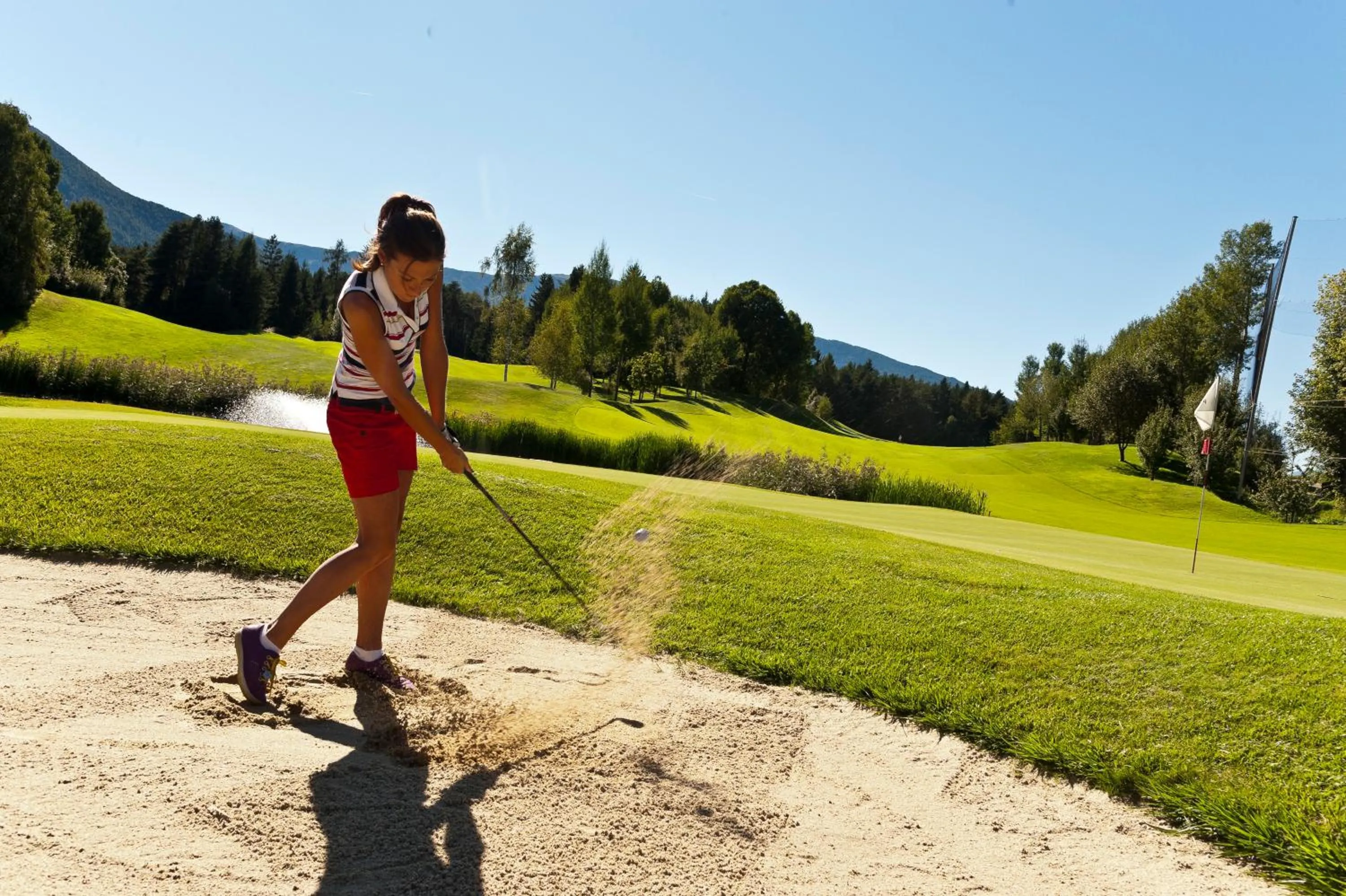 Golfcourse in Hotel Petrus