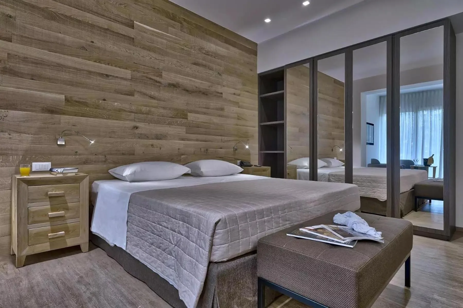 Bedroom, Bed in Hotel Petrarca Terme