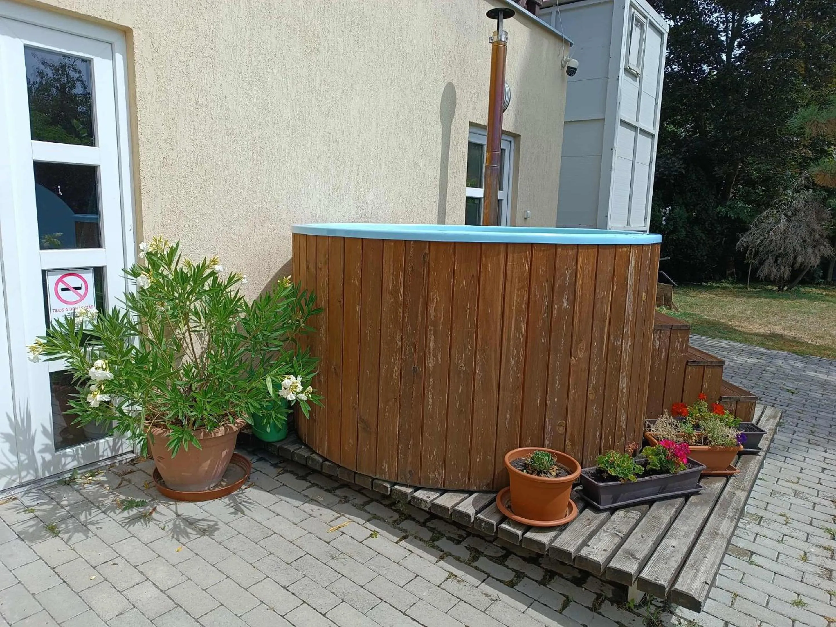 Garden in Szilvia Panzió Gyomaendrőd