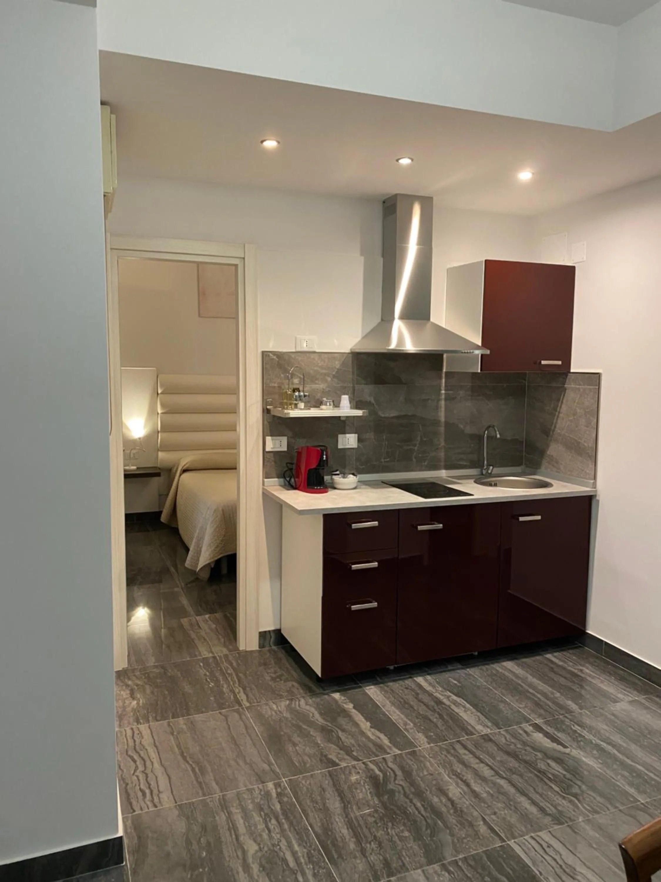 Kitchen or kitchenette in IG-Tysandros Apartments