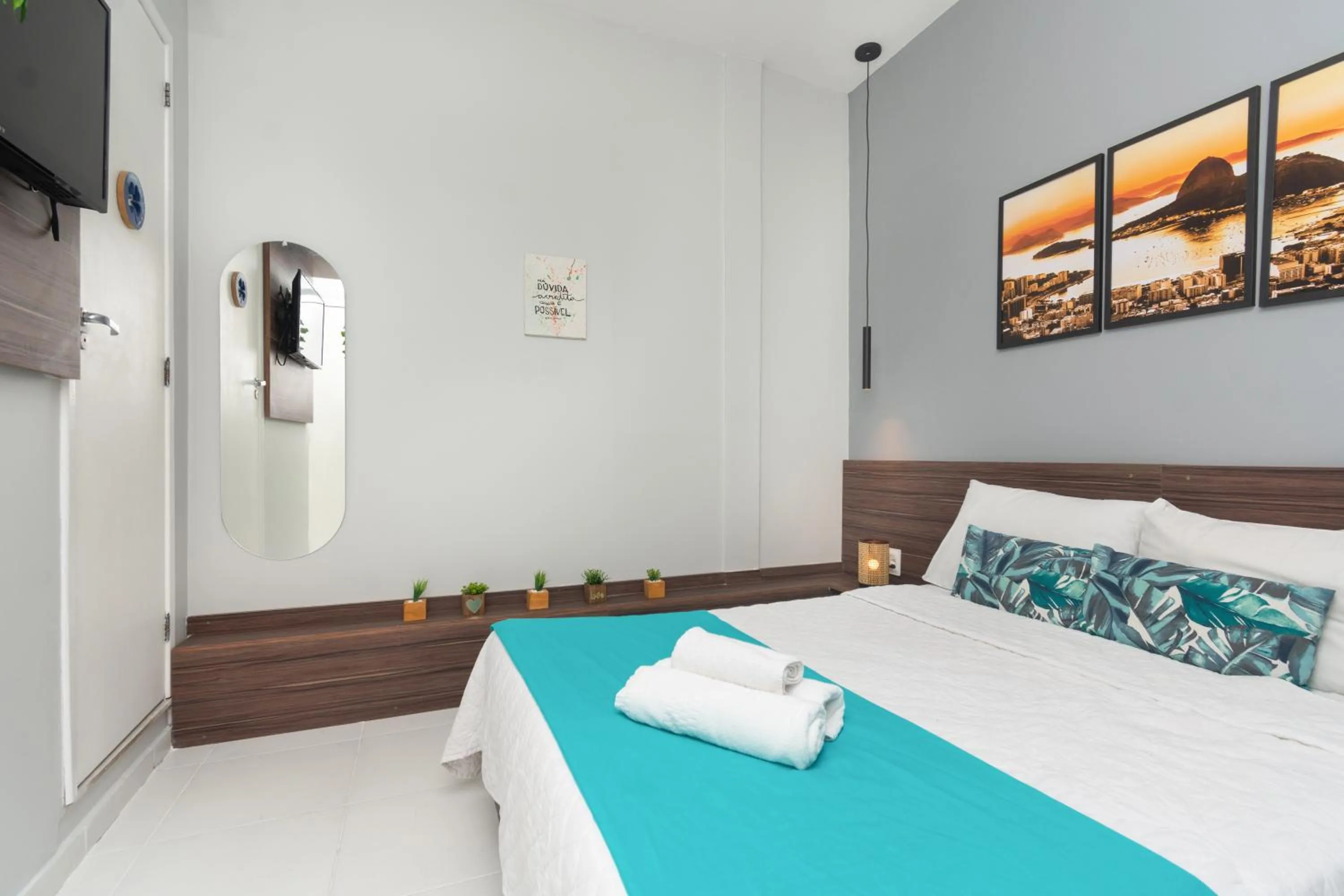 Bedroom, Bed in Bamboo Rio Hostel