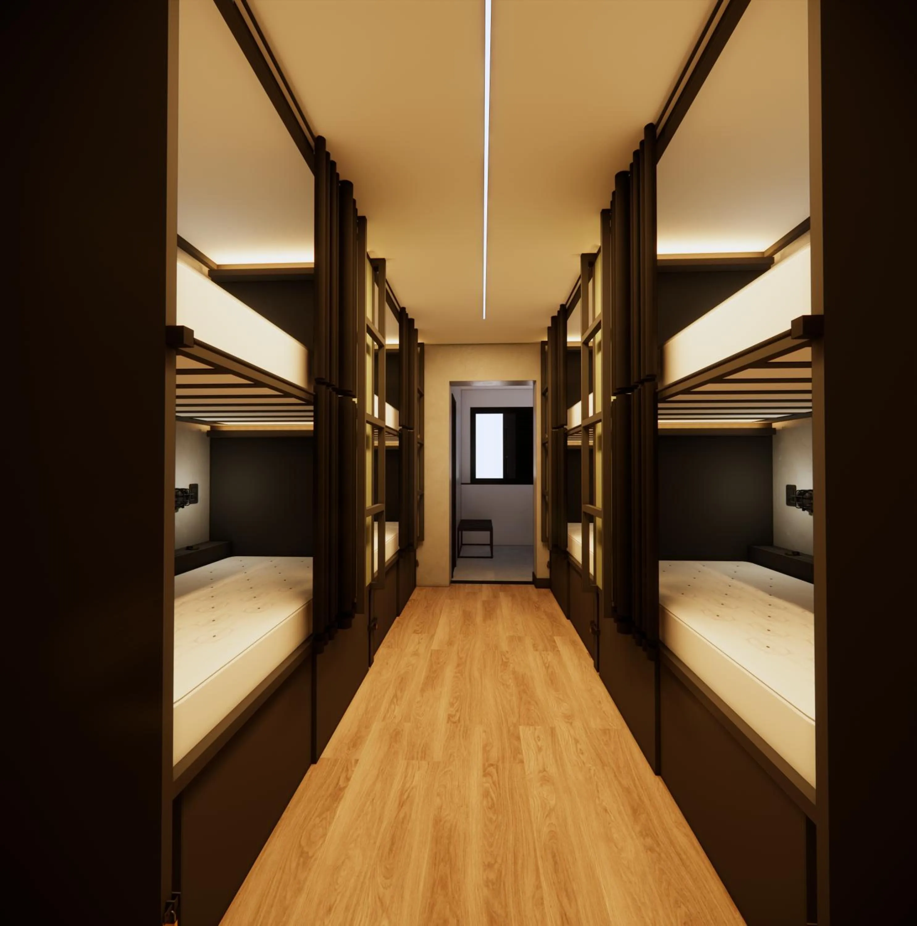 Bed in Bamboo Rio Hostel