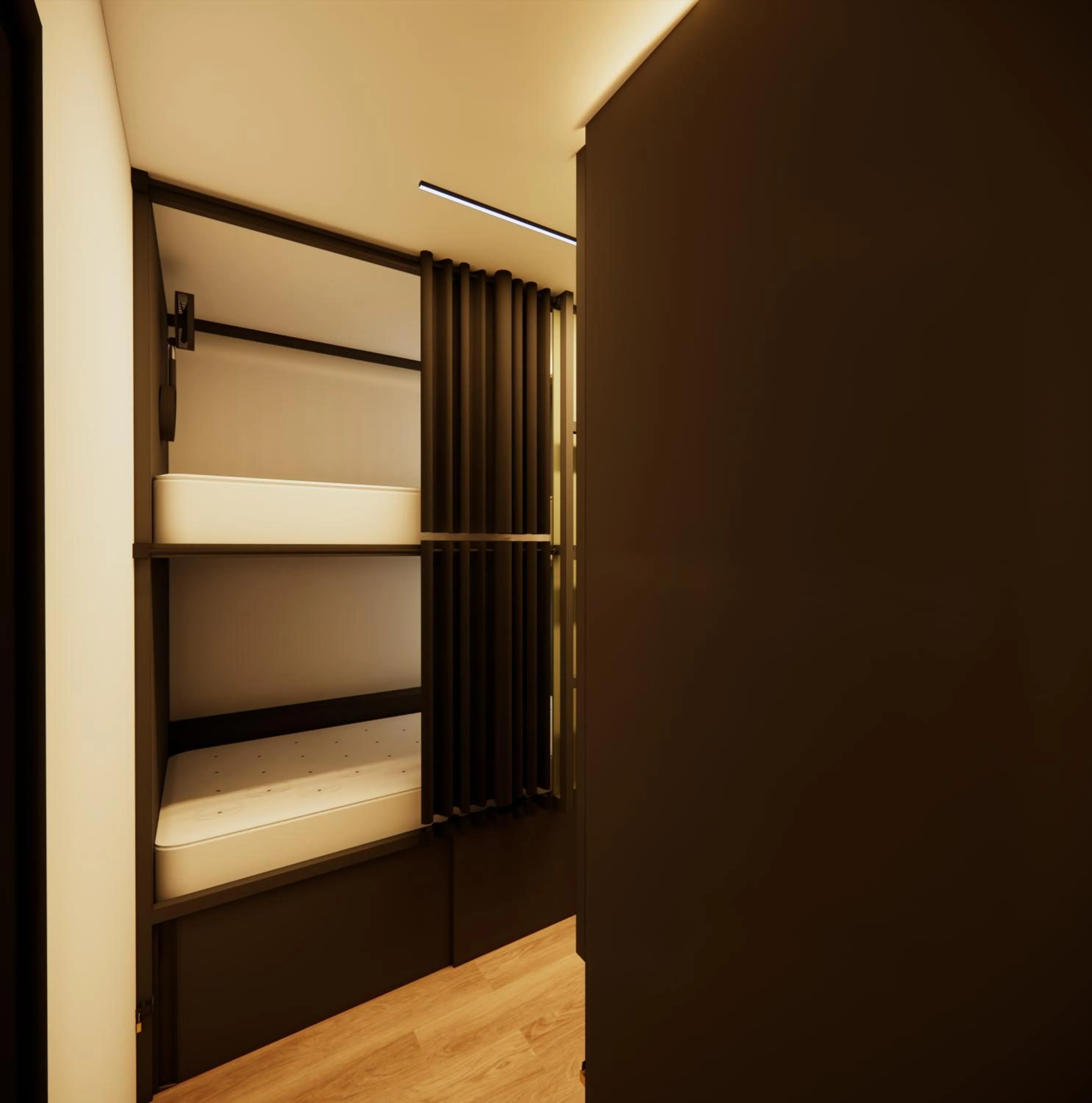 Bed in Bamboo Rio Hostel