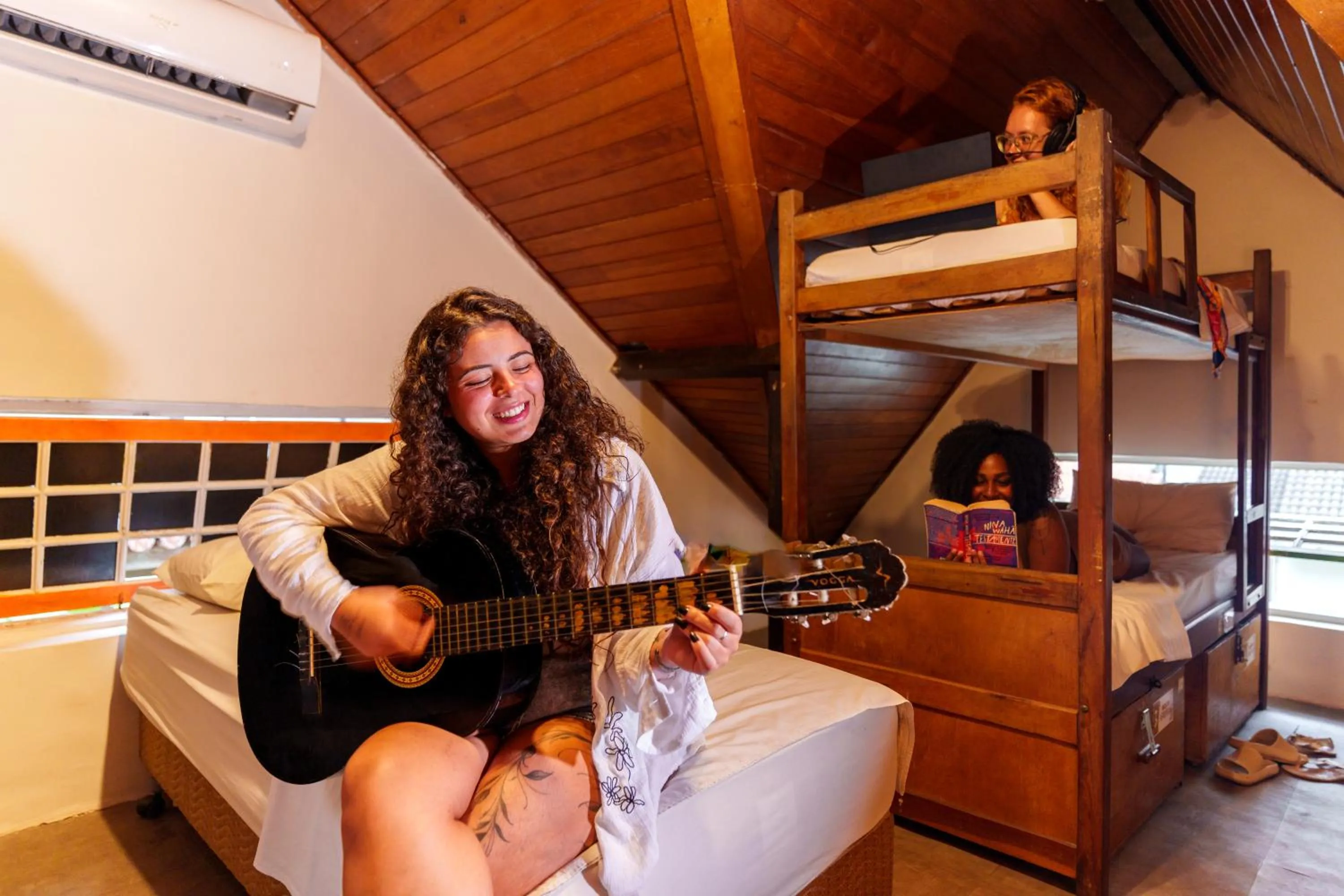 Bed in Bamboo Rio Hostel