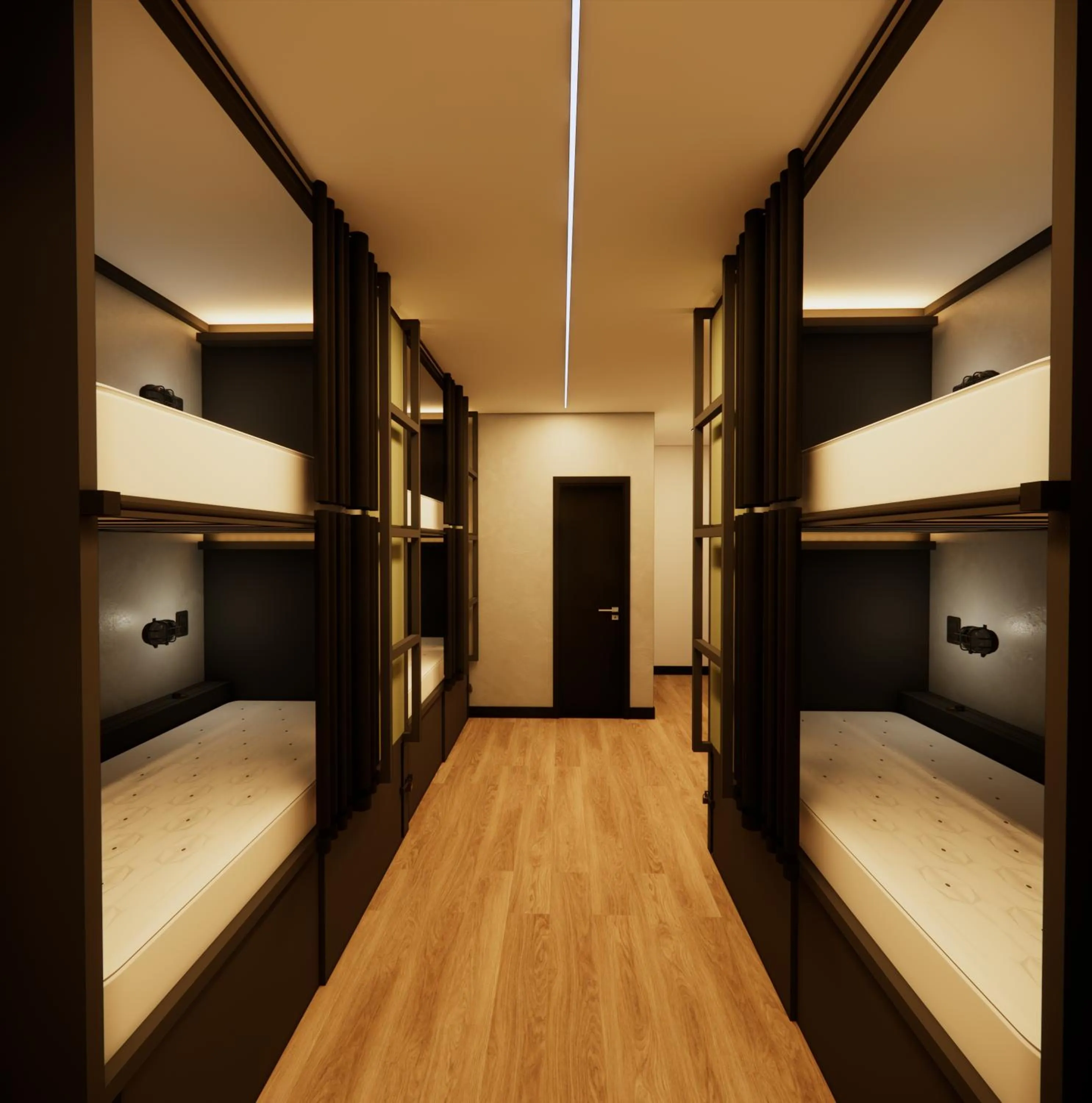 Bed in Bamboo Rio Hostel