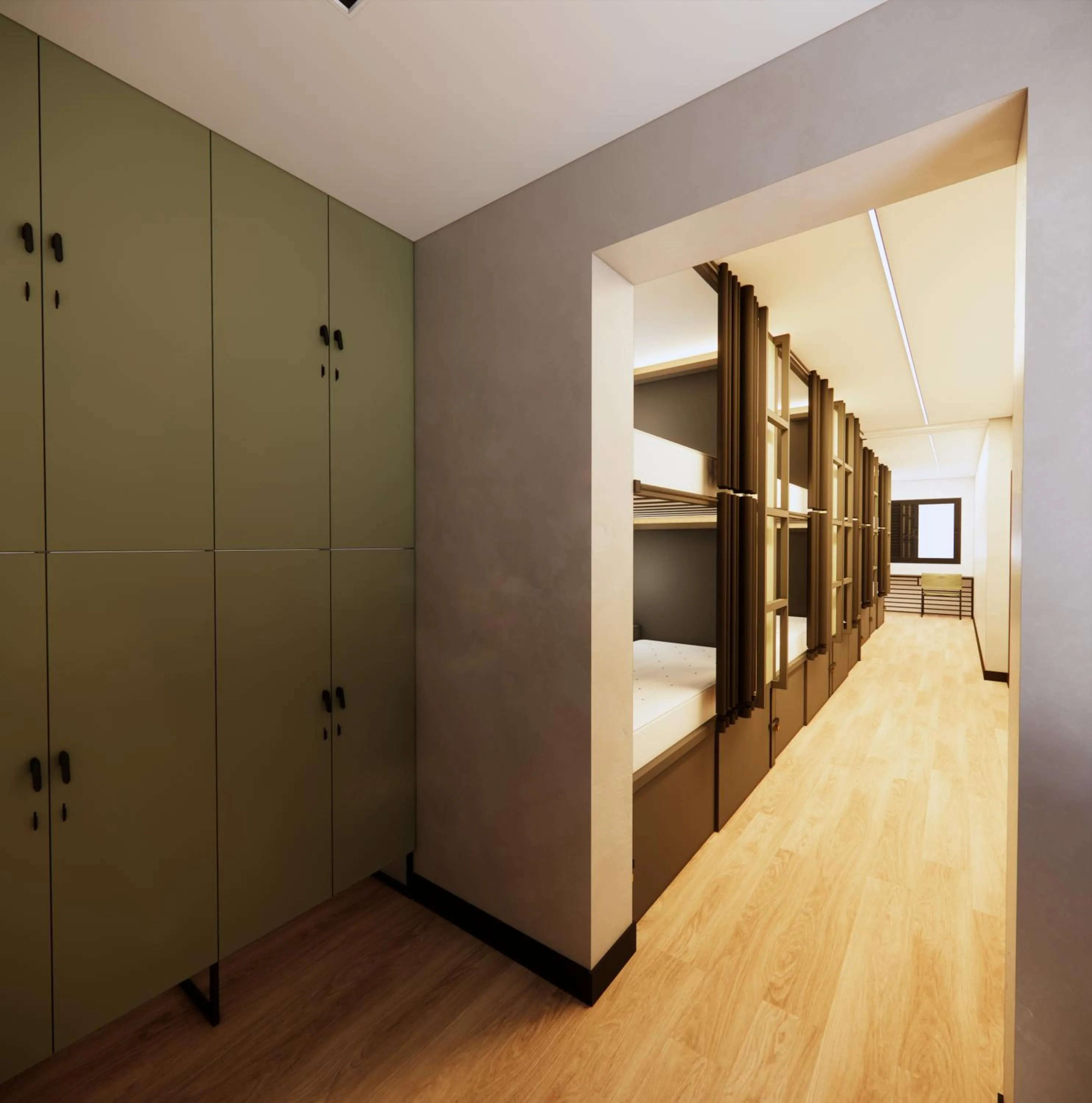 Bed in Bamboo Rio Hostel