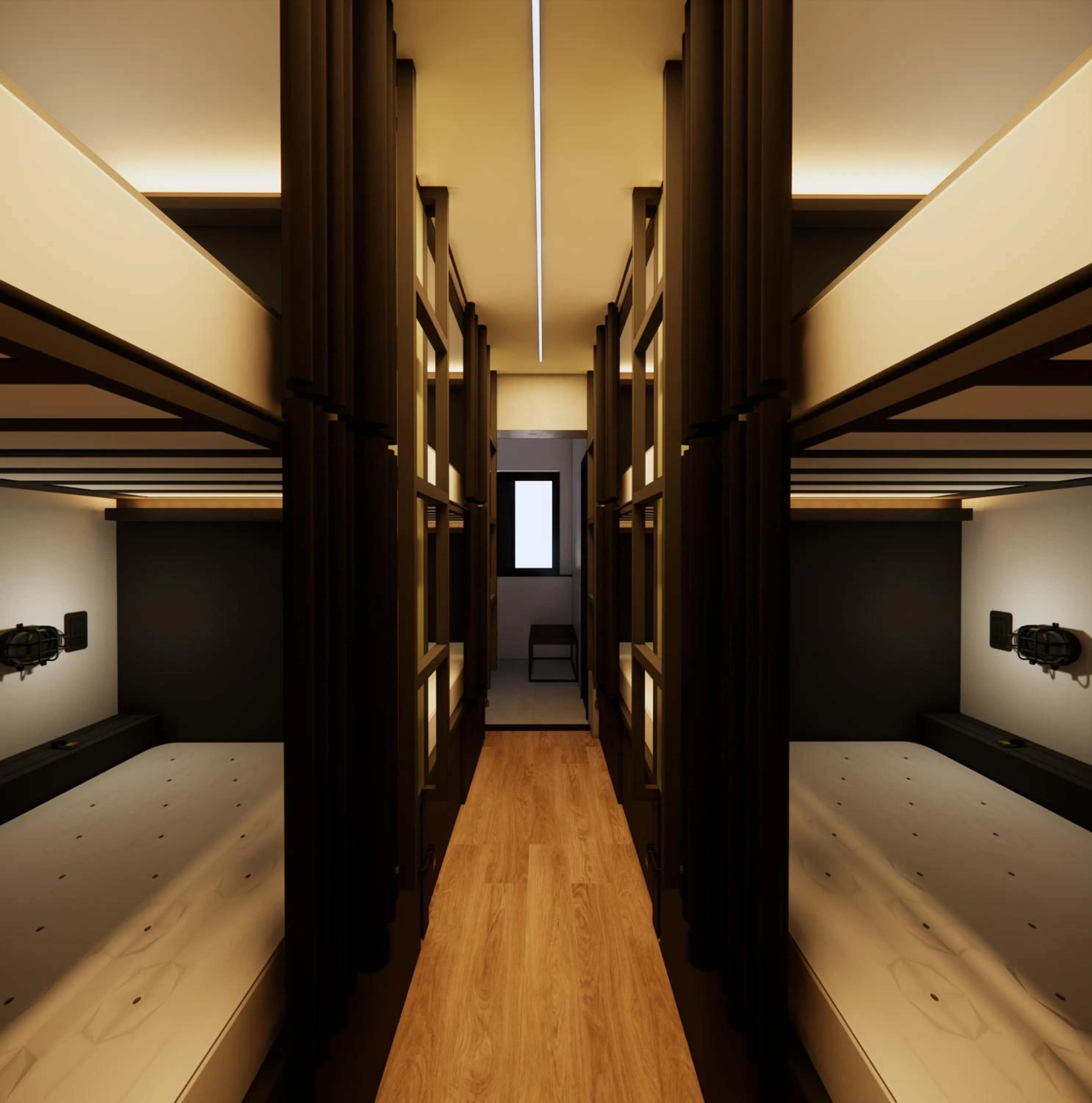 Bed in Bamboo Rio Hostel