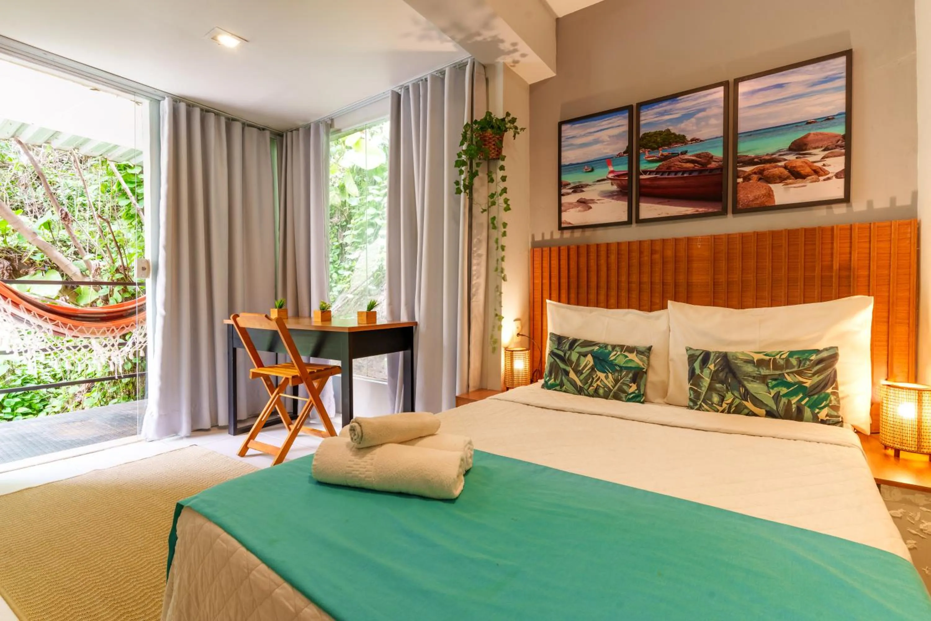 Bed in Bamboo Rio Hostel