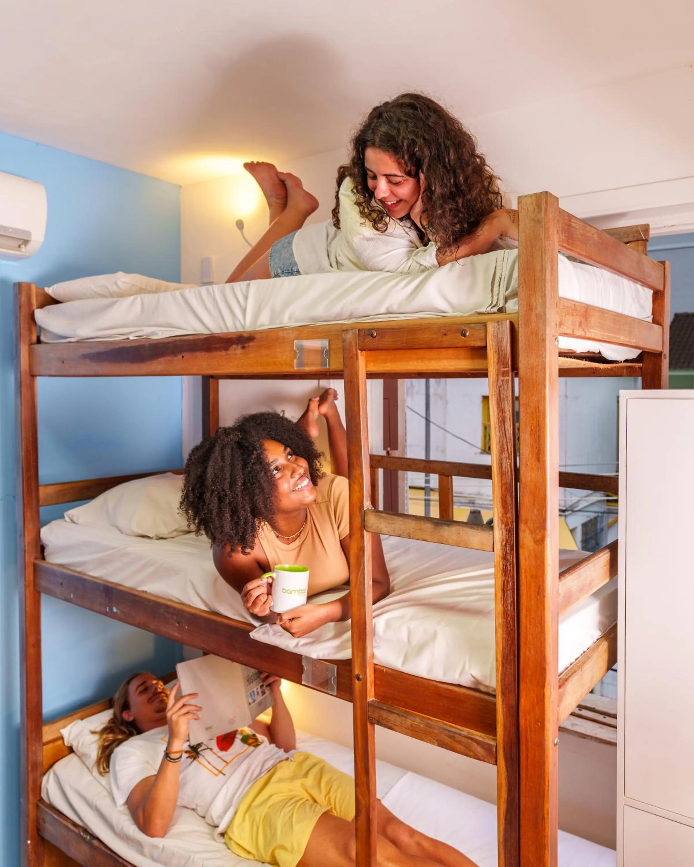 Bed in Bamboo Rio Hostel