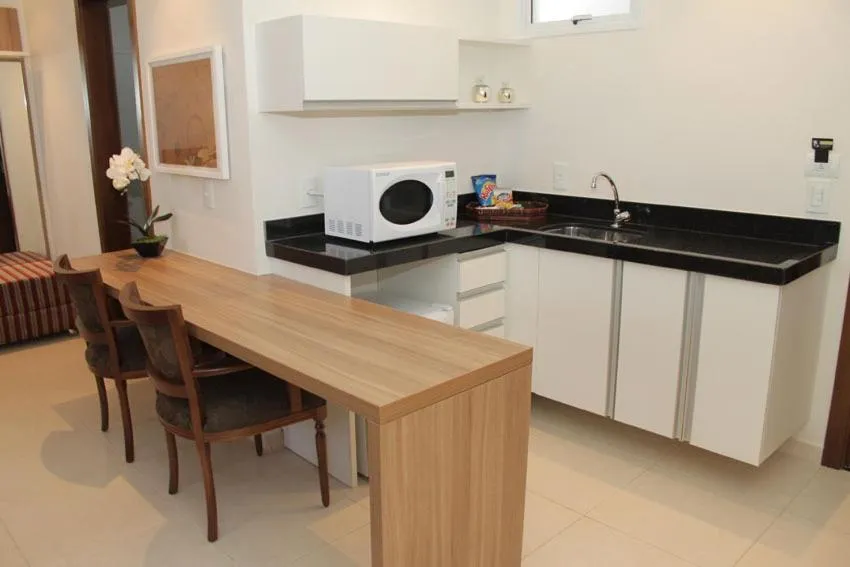 Kitchen or kitchenette in Faria Lima Flat Service