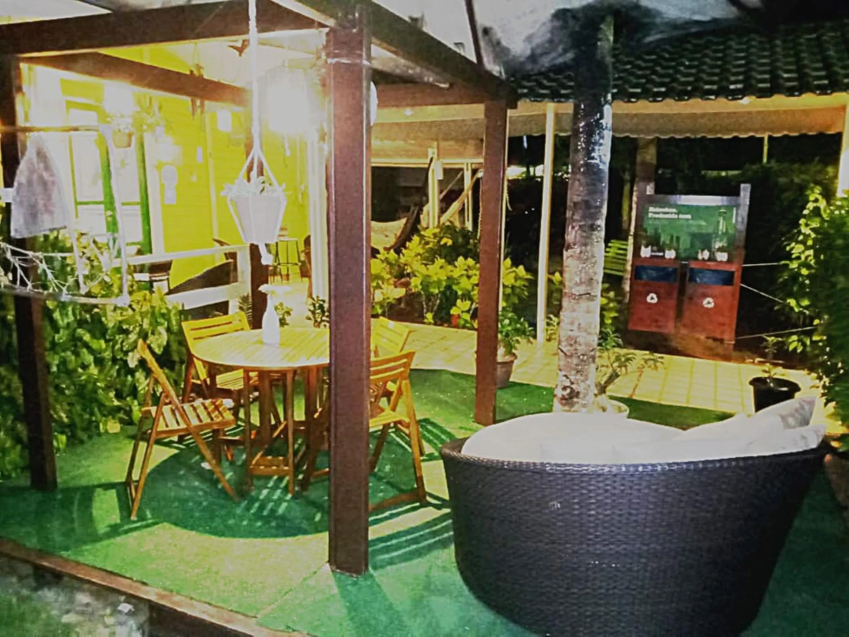 Balcony/Terrace in Pousada Algas Marinhas