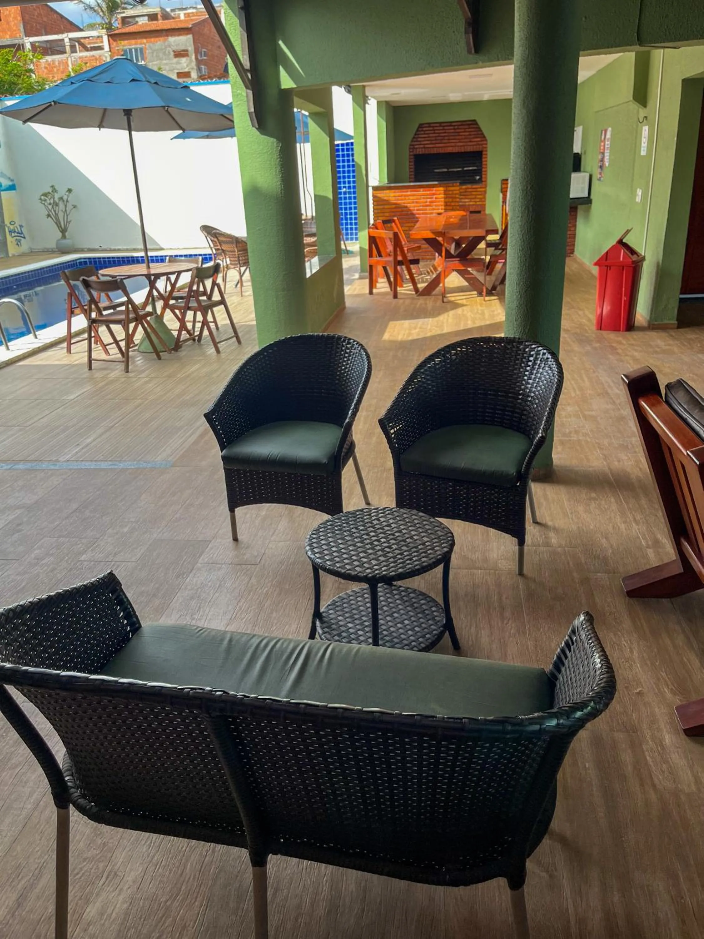 BBQ facilities in Pousada Arco Iris Fortaleza