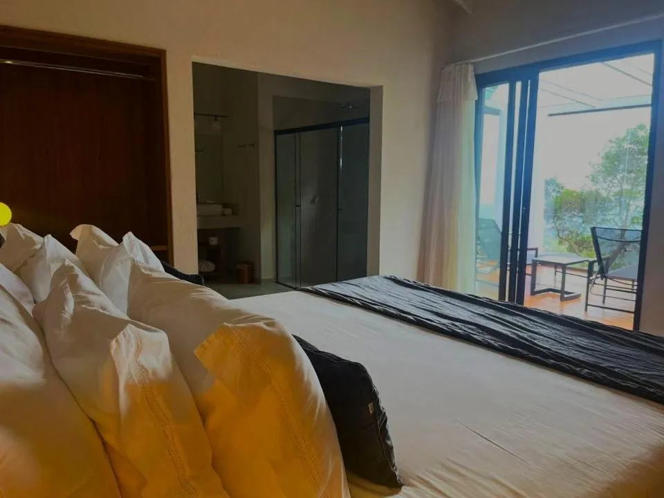 Bed in Kuriuwa Hotel