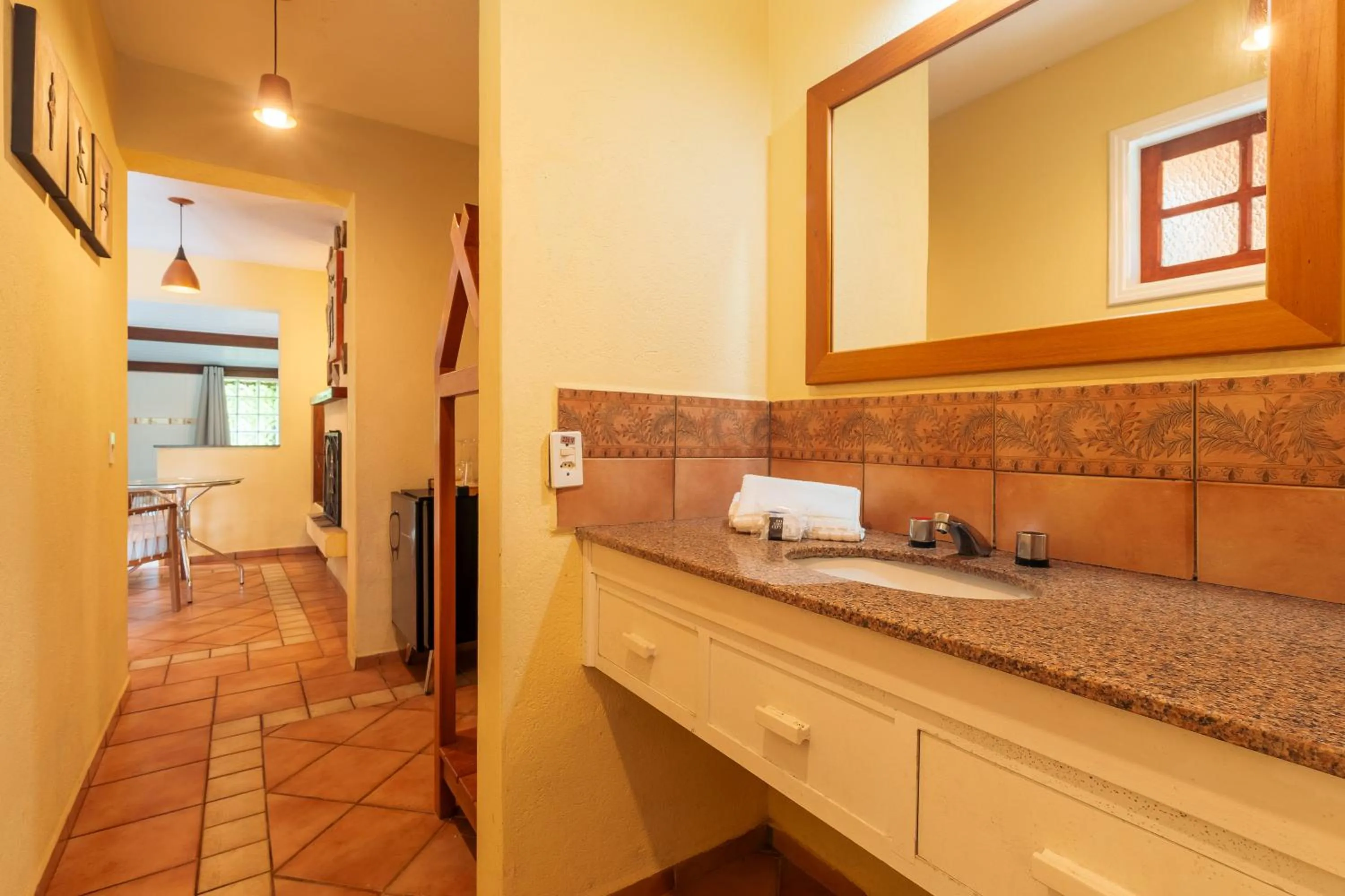 Bathroom in Pousada Serra Villena