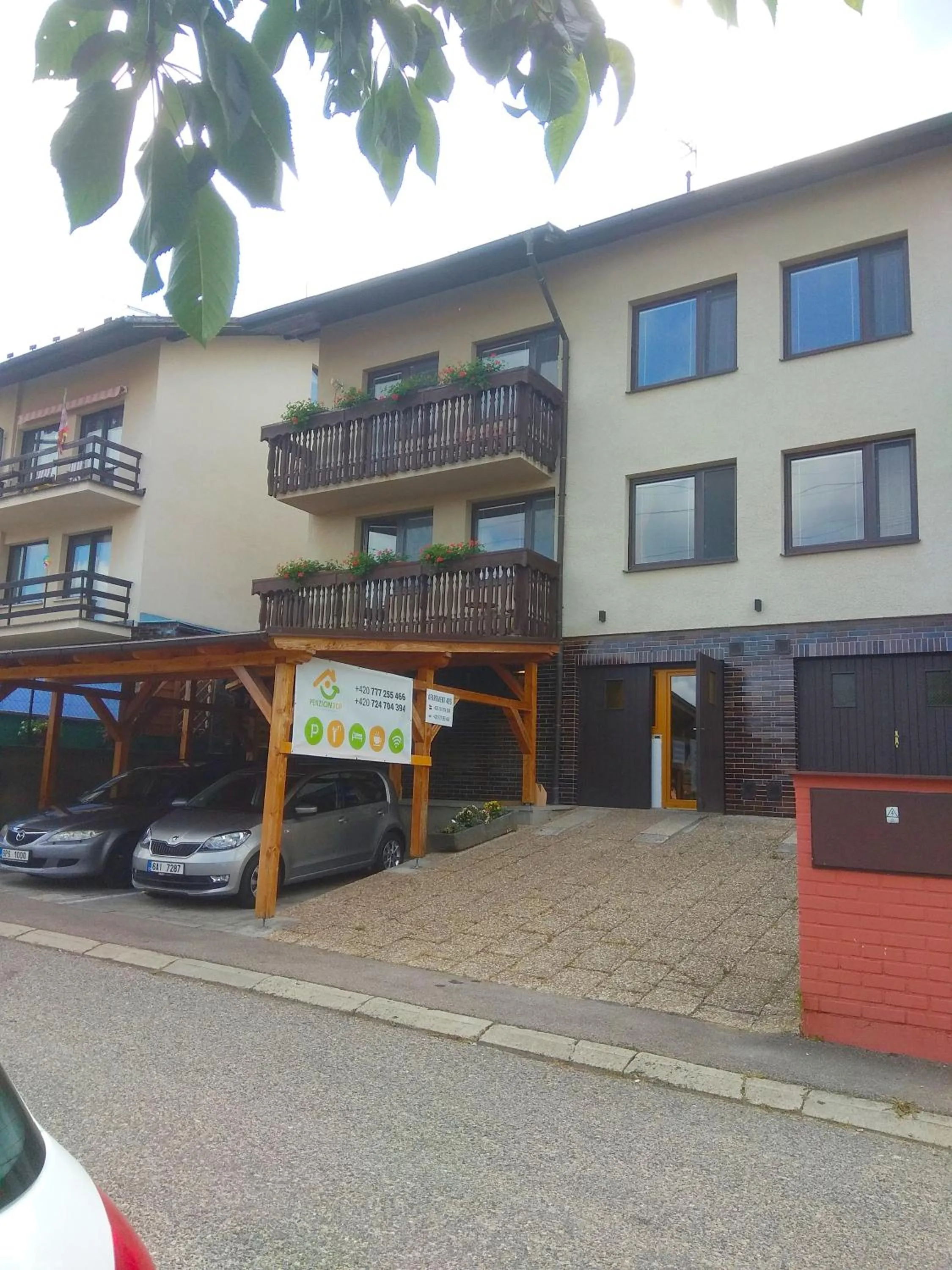 Property building in Penzion TOP