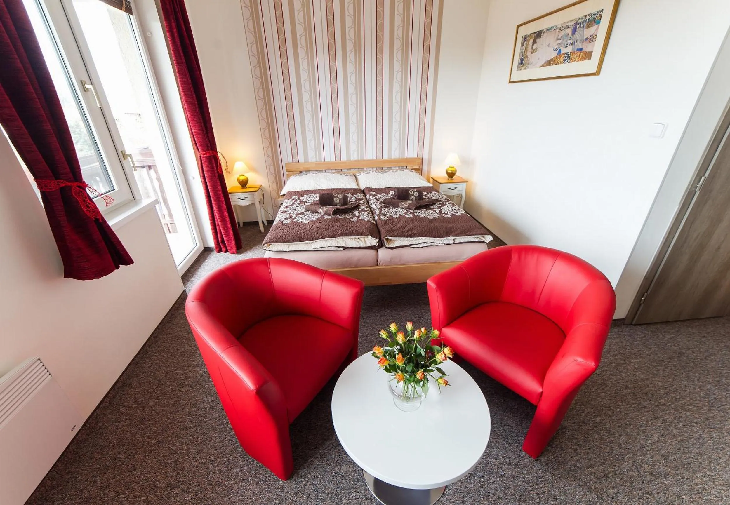 Bedroom, Bed in Penzion TOP