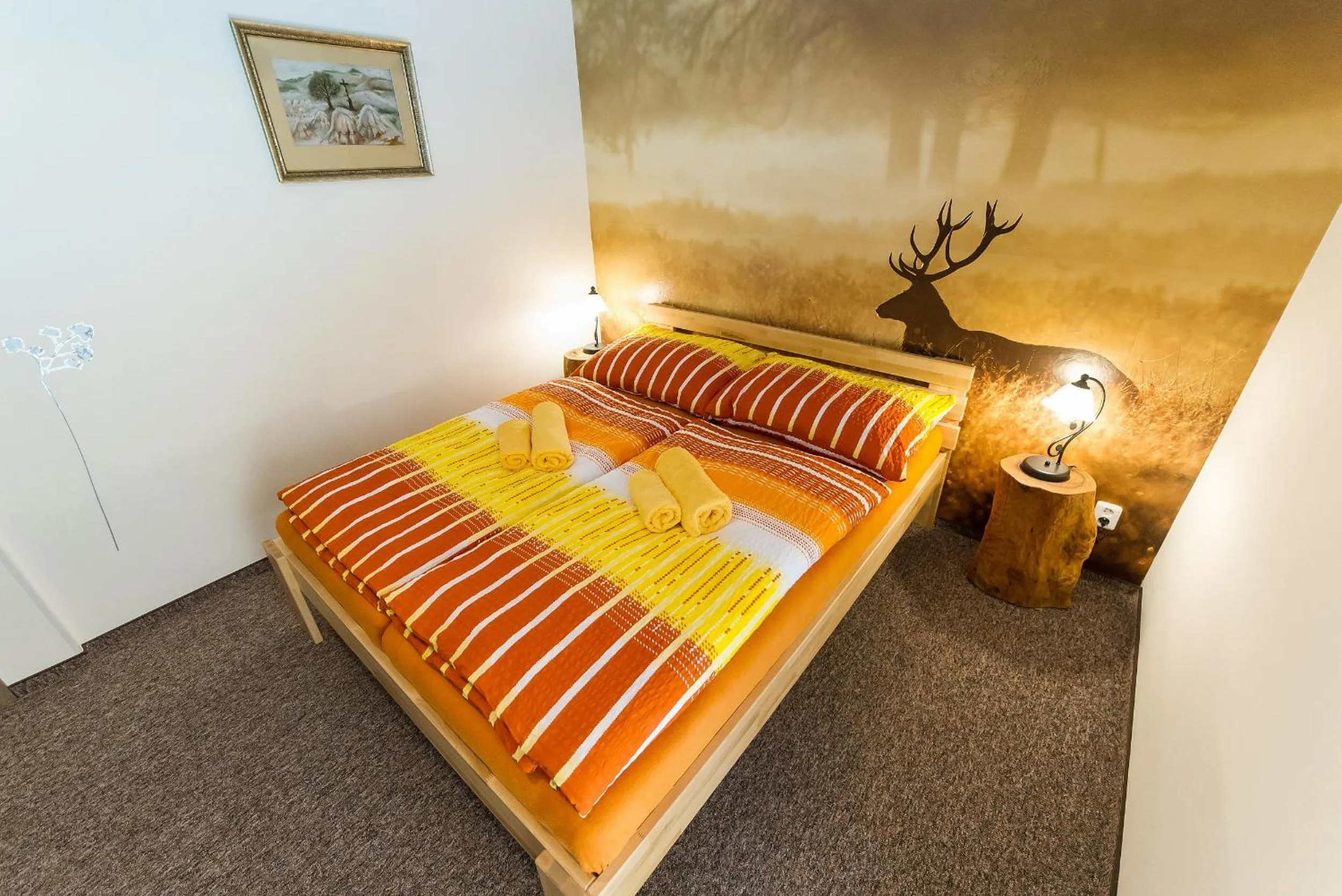 Bedroom, Bed in Penzion TOP