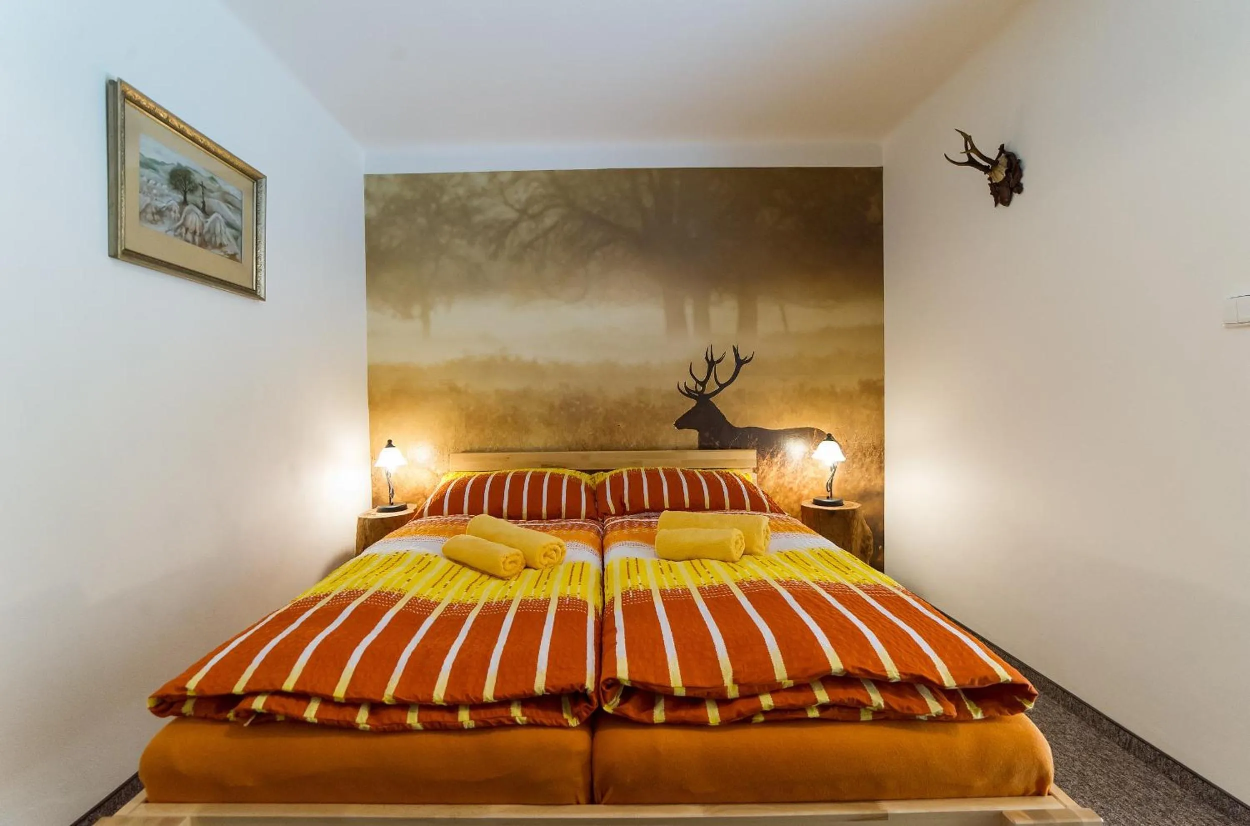 Bedroom, Bed in Penzion TOP