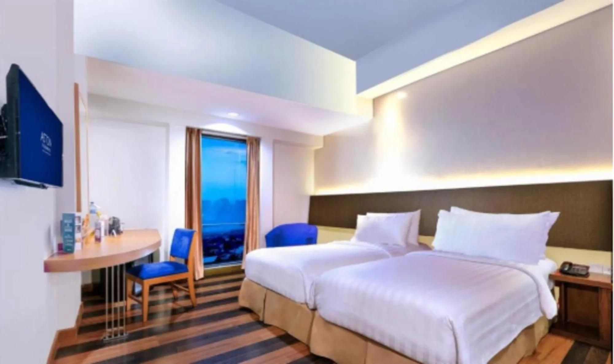 Bathroom, Bed in Aston Palembang Hotel & Conference Centre