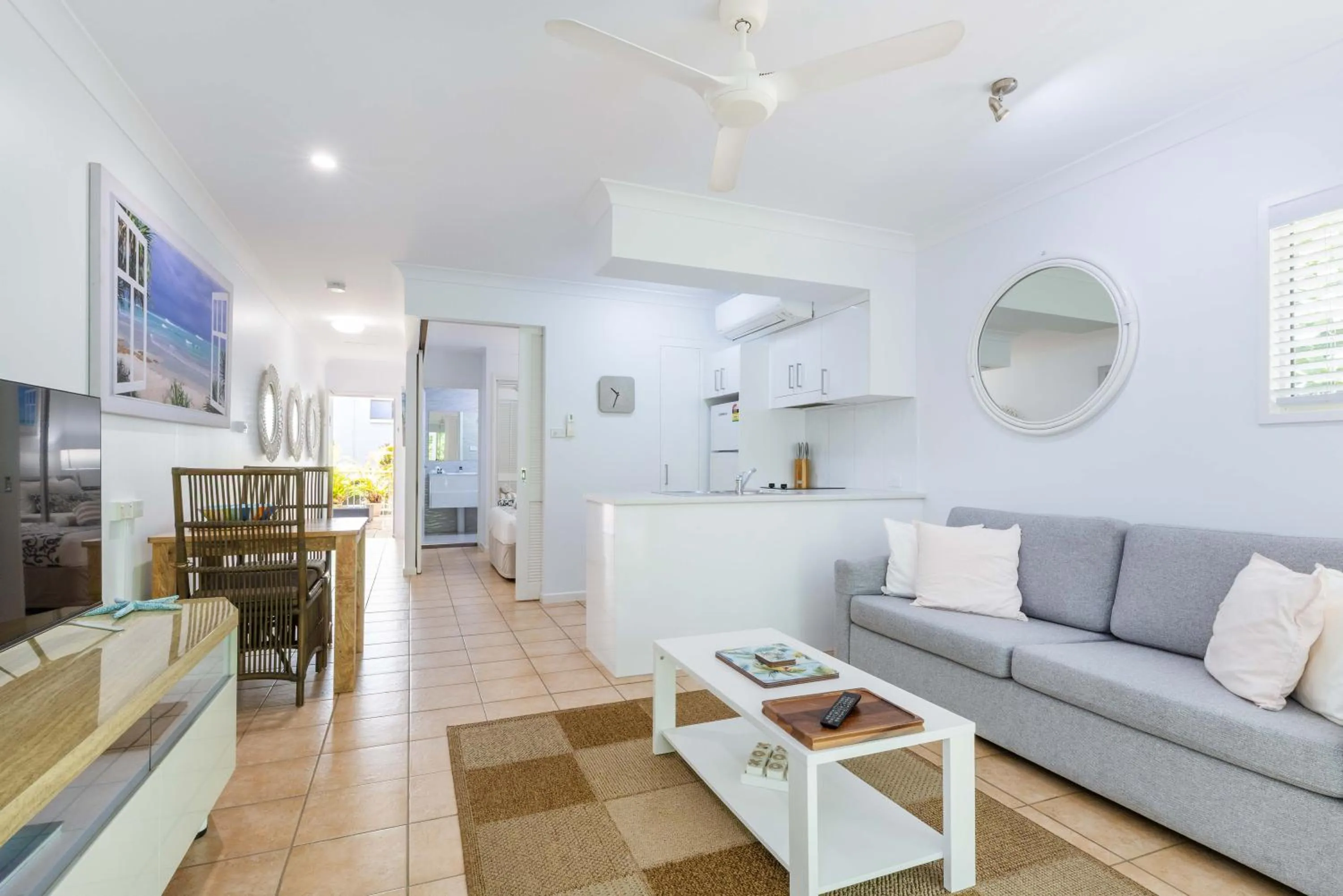 Living room in Port Douglas Apartments - Adults Only Oasis
