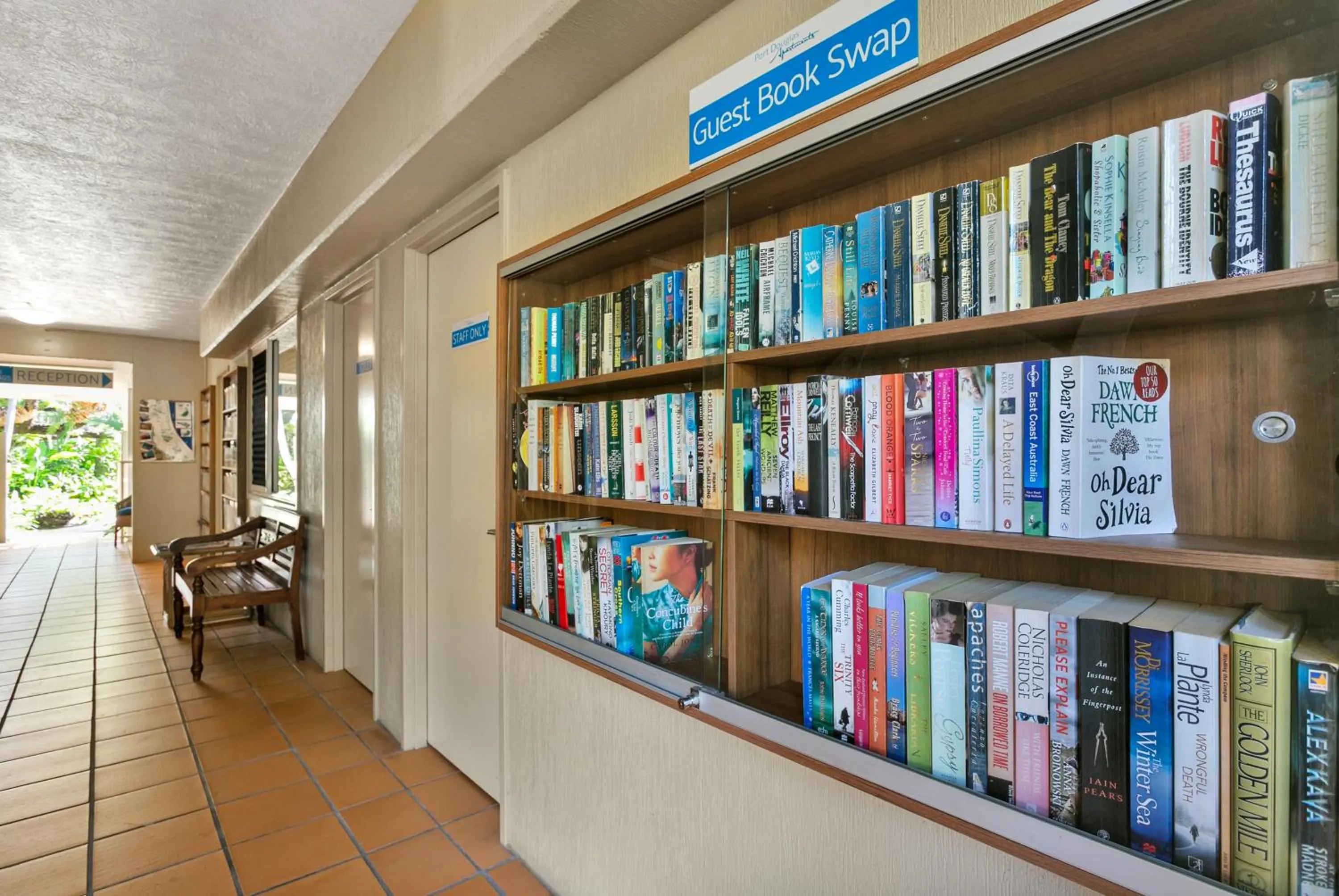 Library in Port Douglas Apartments - Adults Only Oasis