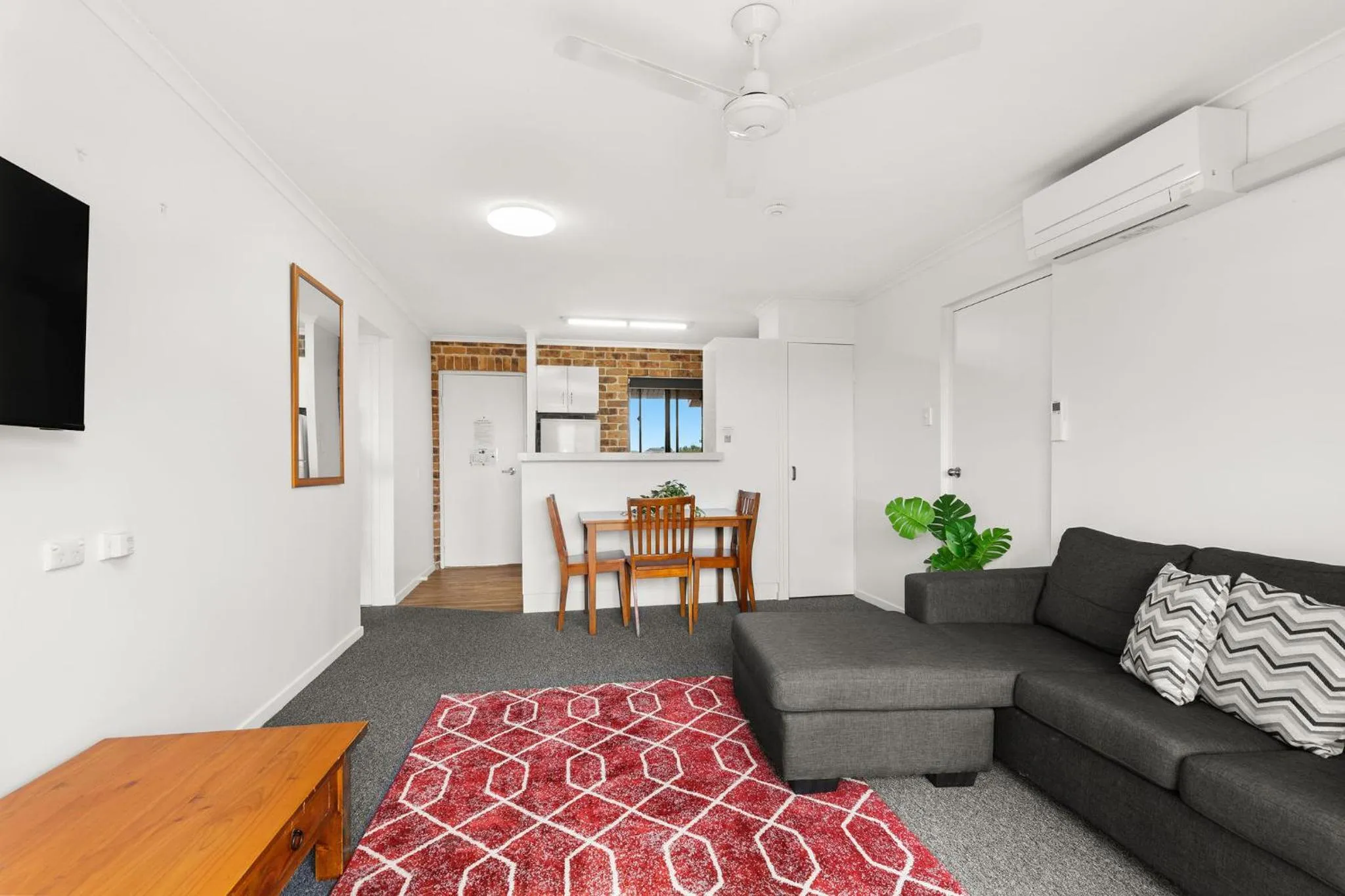 Living room in Toowong Villas