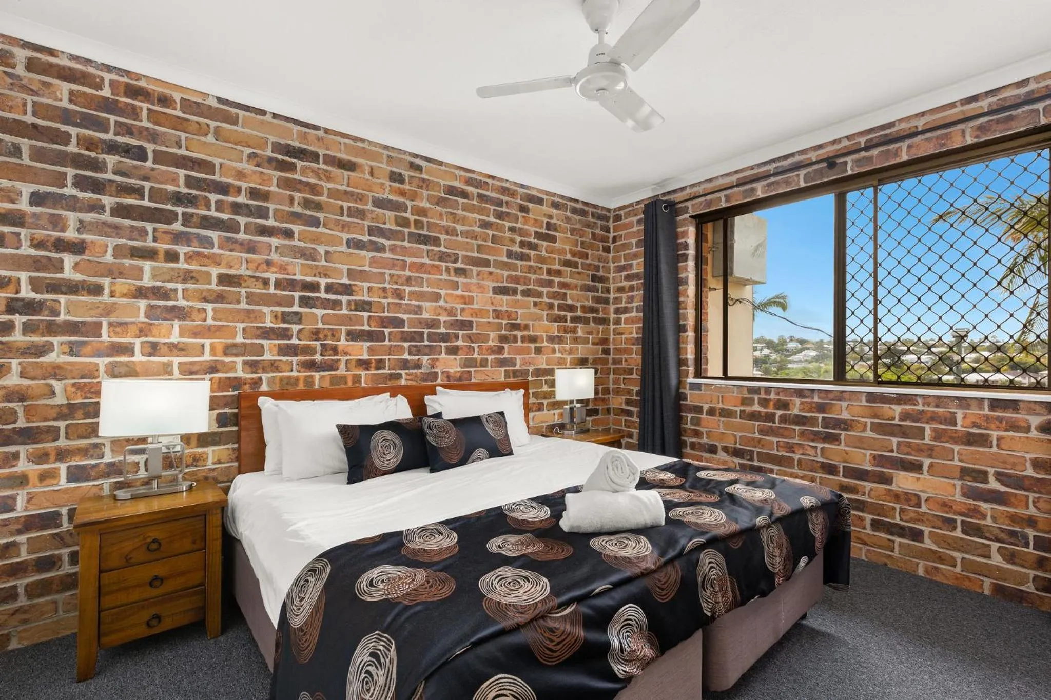 Bedroom, Bed in Toowong Villas