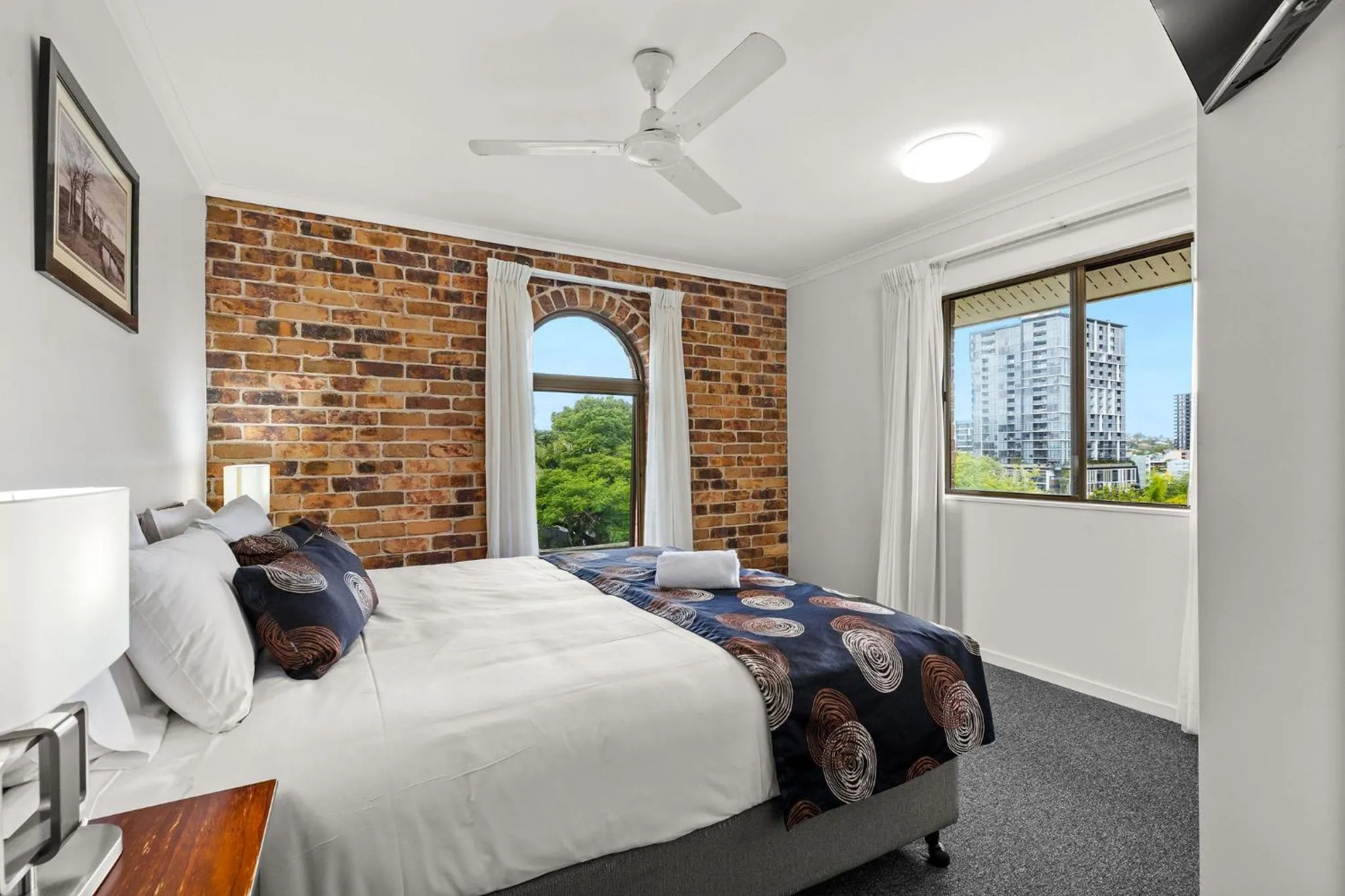 Bedroom, Bed in Toowong Villas