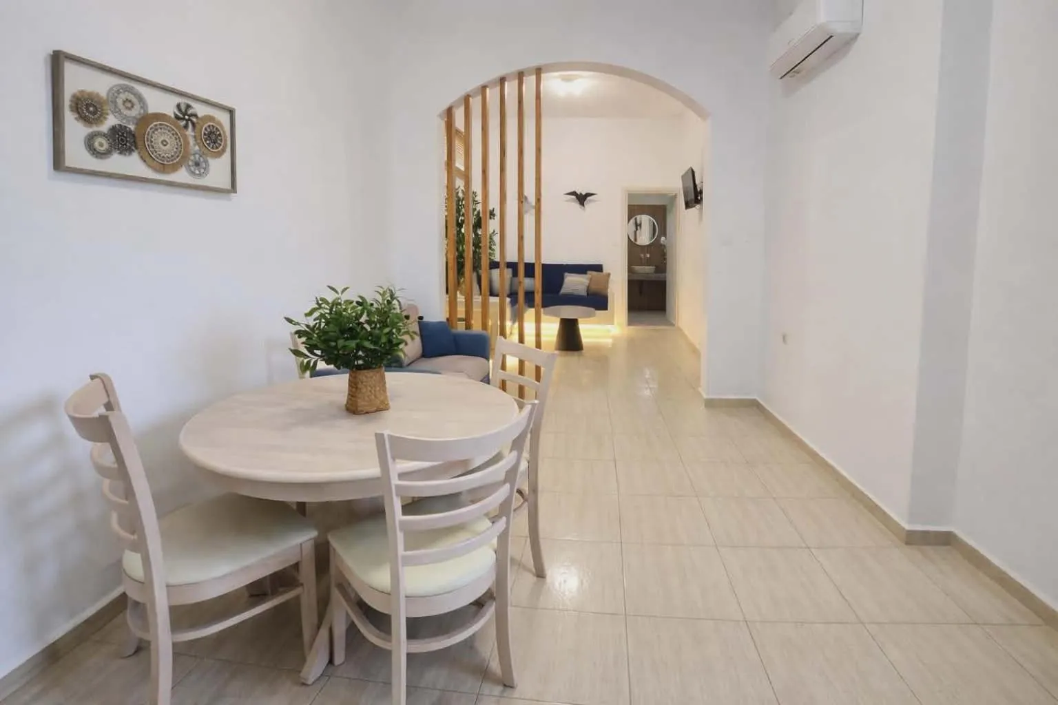 Seating area in Papafotis Apartments & Suites