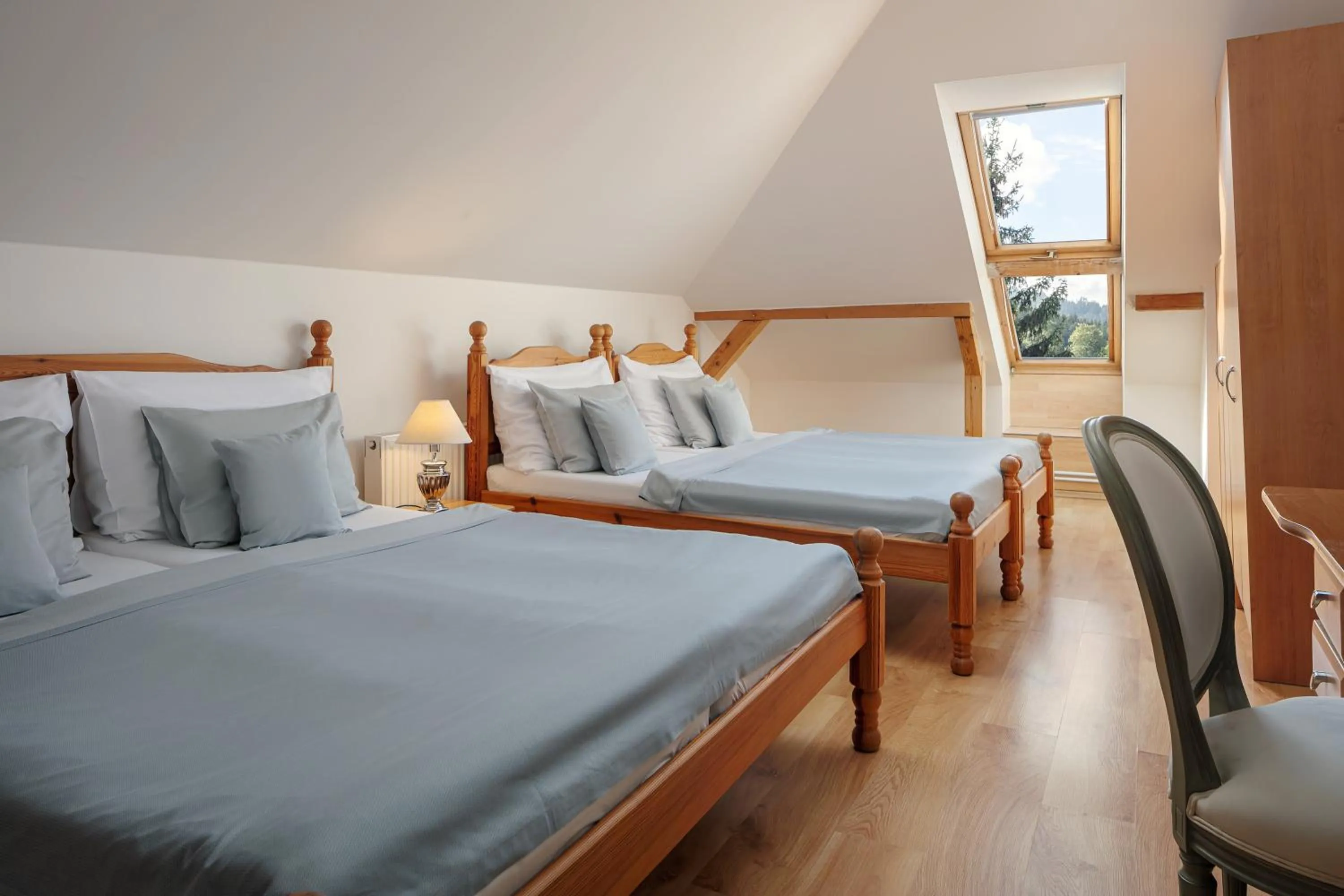 Bed in Hotel Zámeček Janovičky