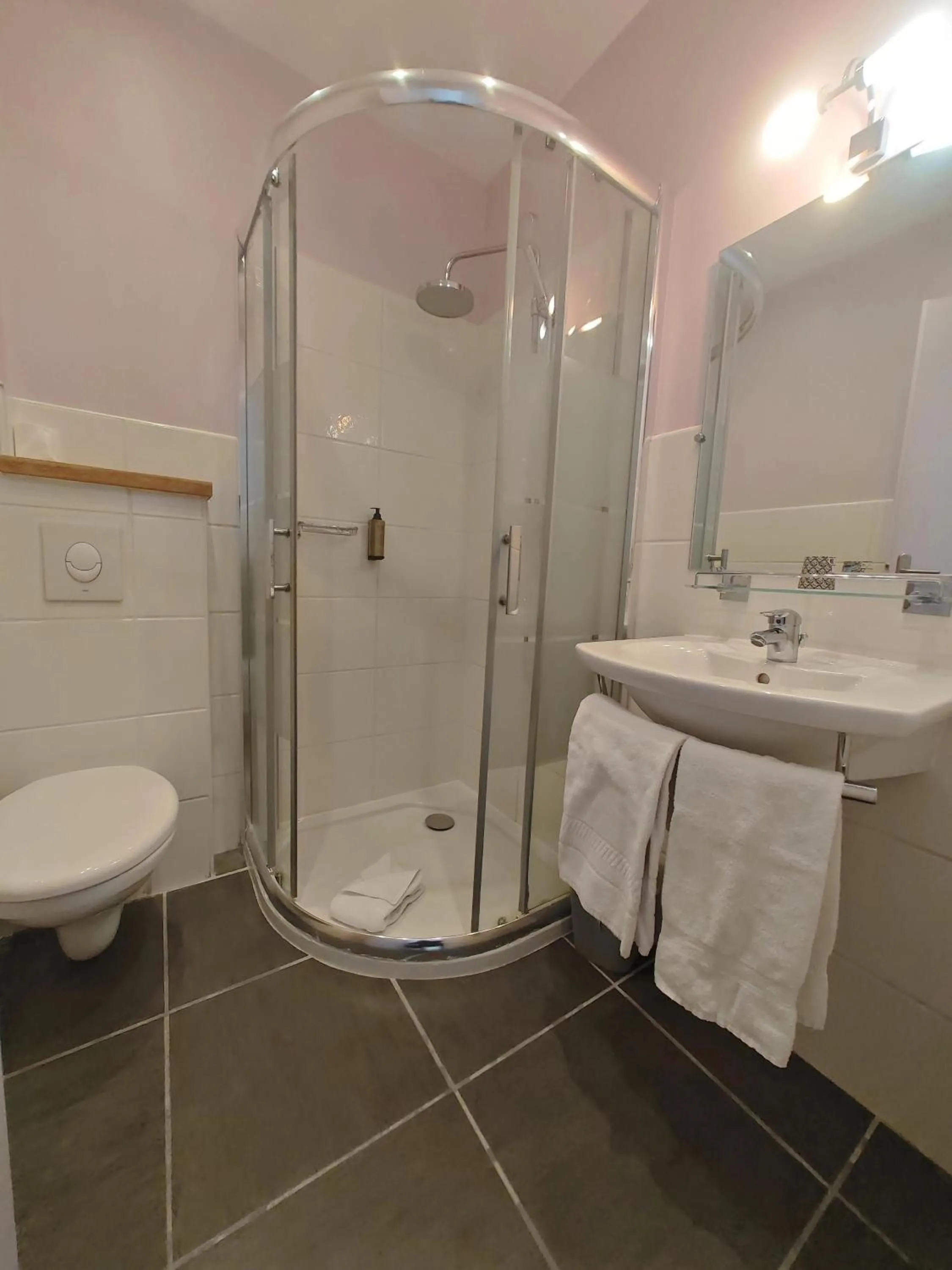 Bathroom in Urban Style, Hôtel Le Cheval Noir, Saint-Étienne