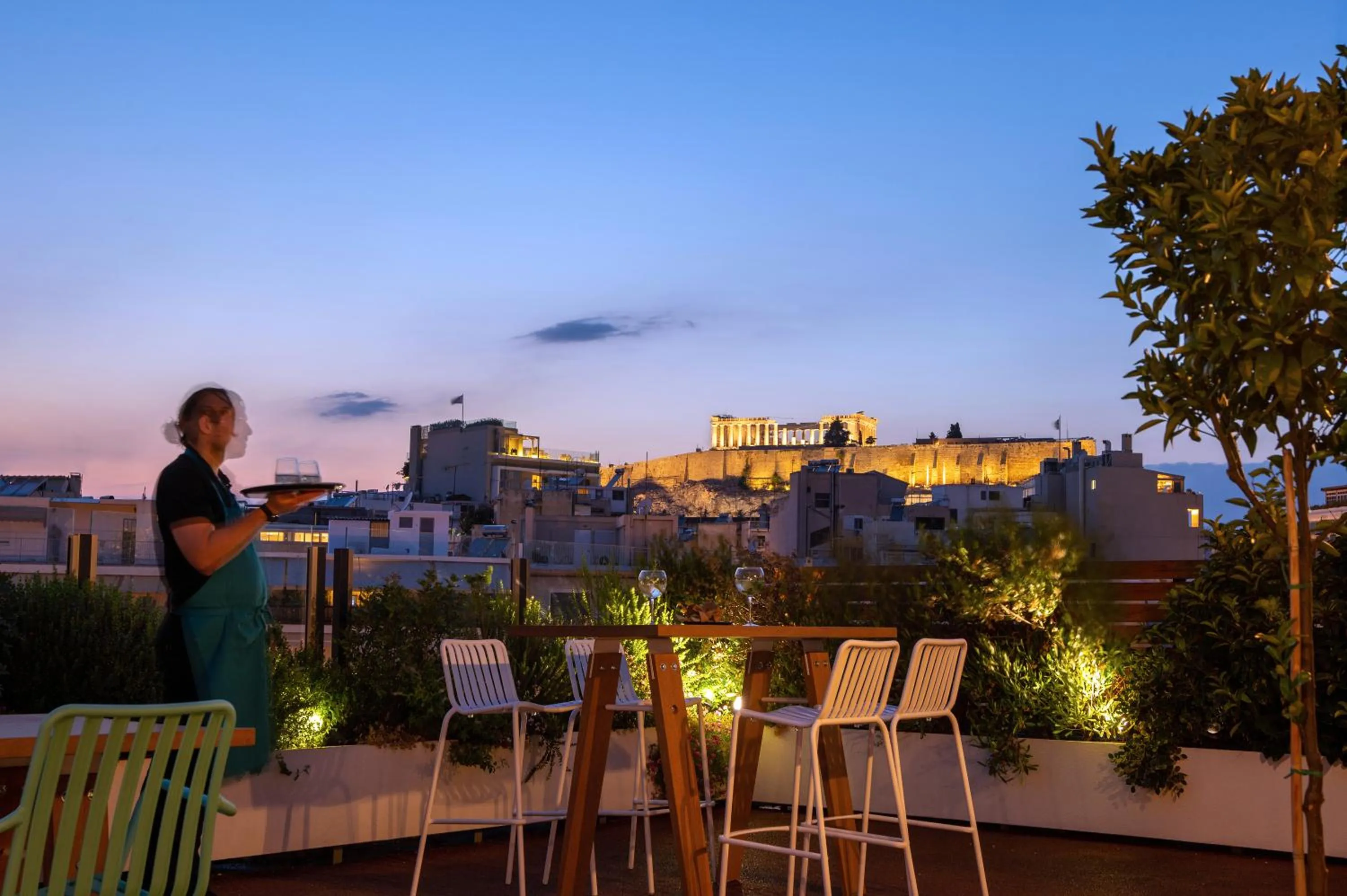 Balcony/Terrace in B4B Athens Signature Hotel