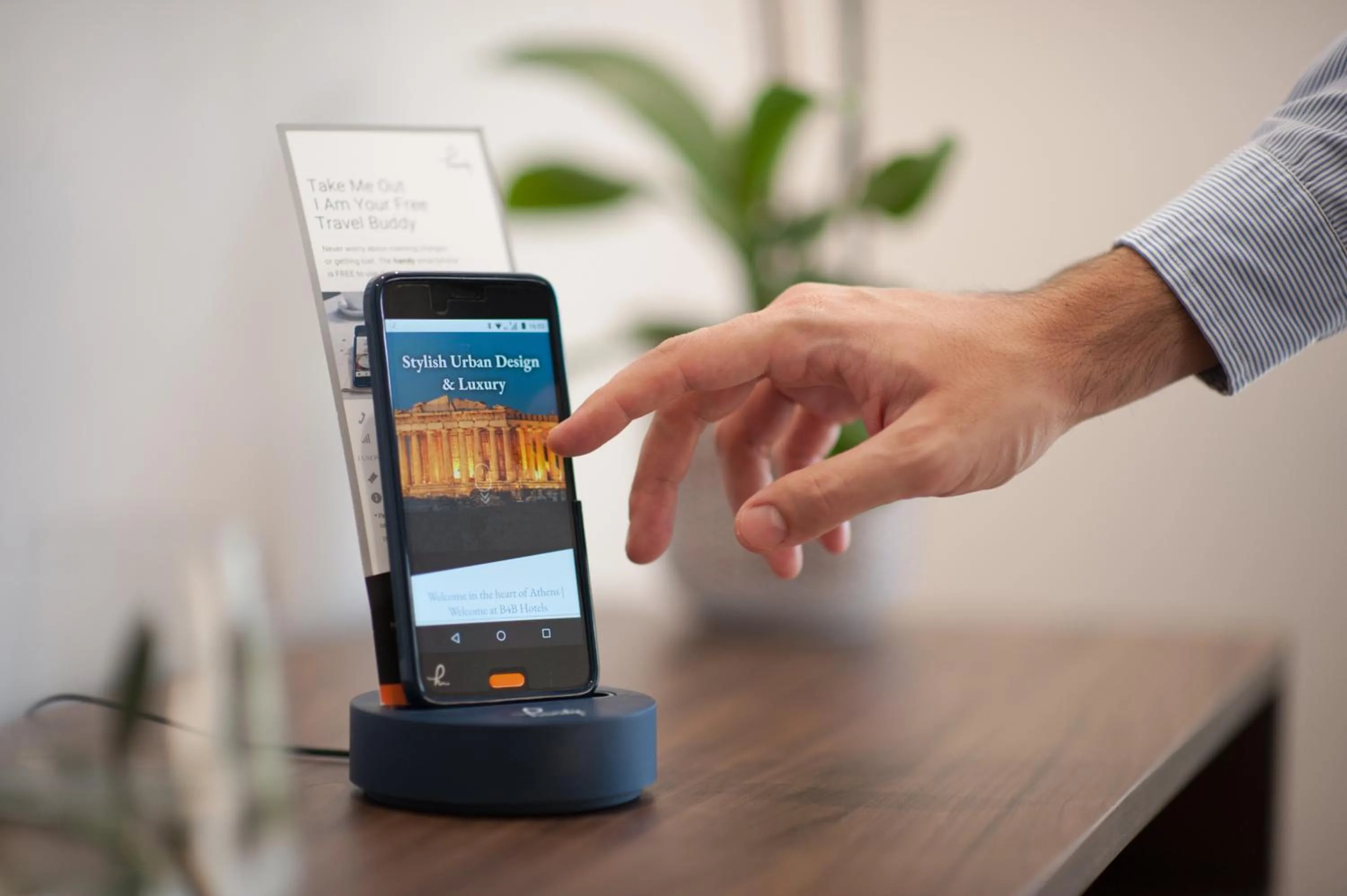 TV and multimedia in B4B Athens Signature Hotel