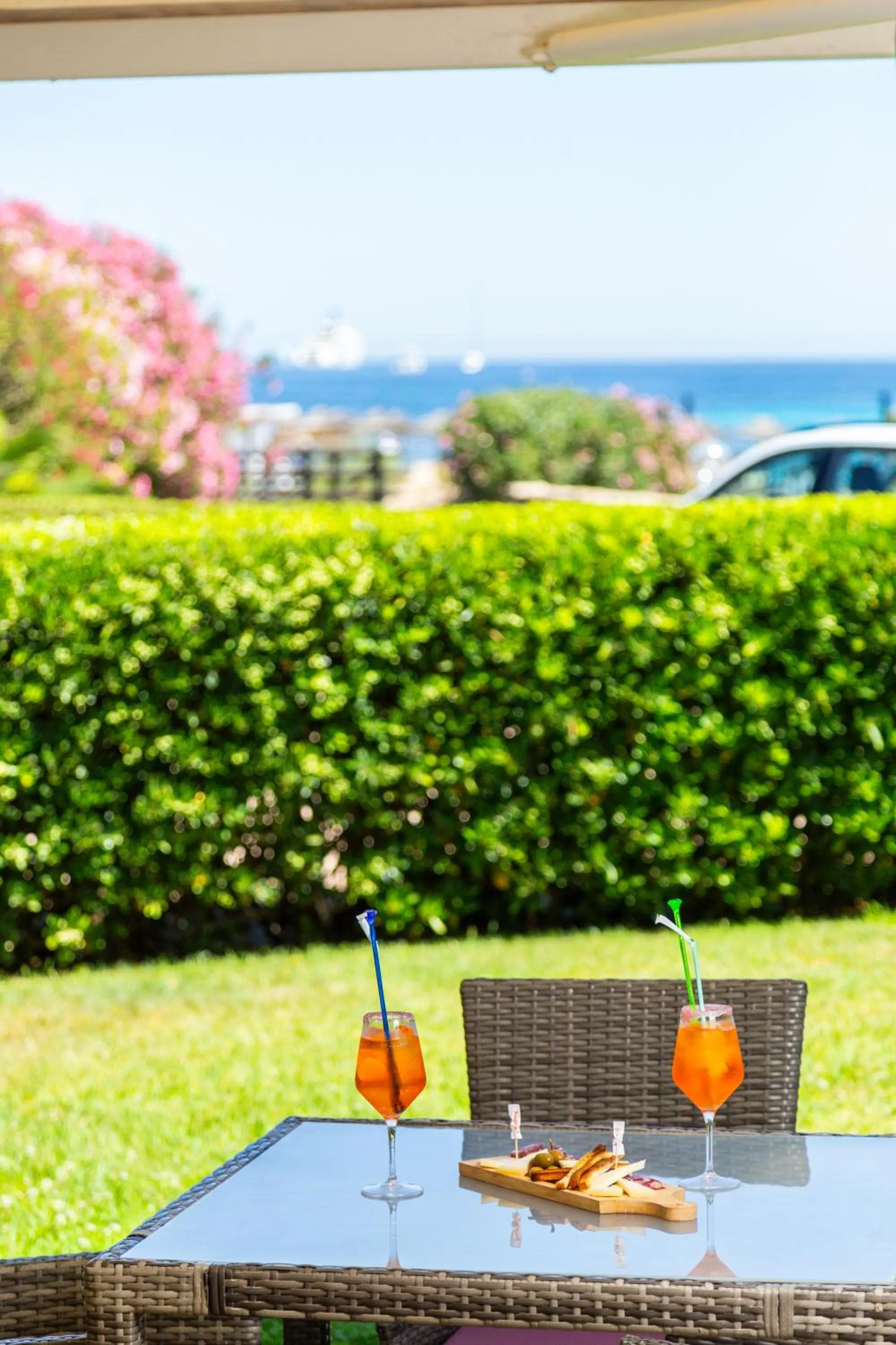 Patio in Hotel Piccolo Pevero