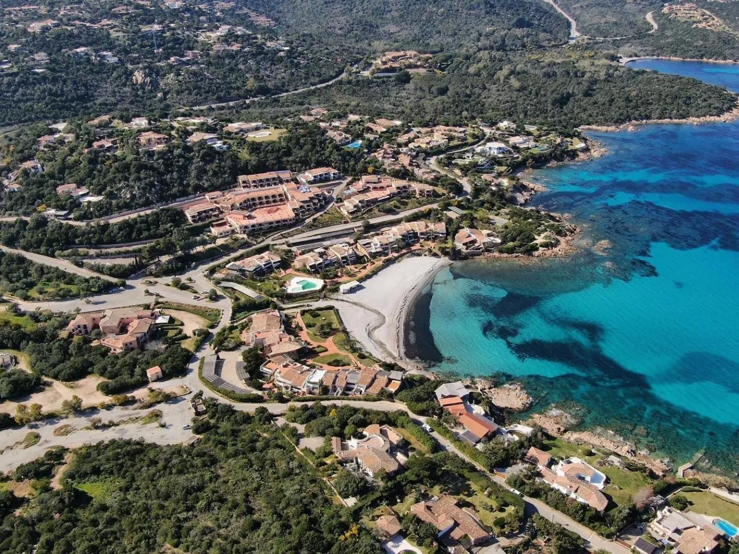 Bird's eye view in Hotel Piccolo Pevero