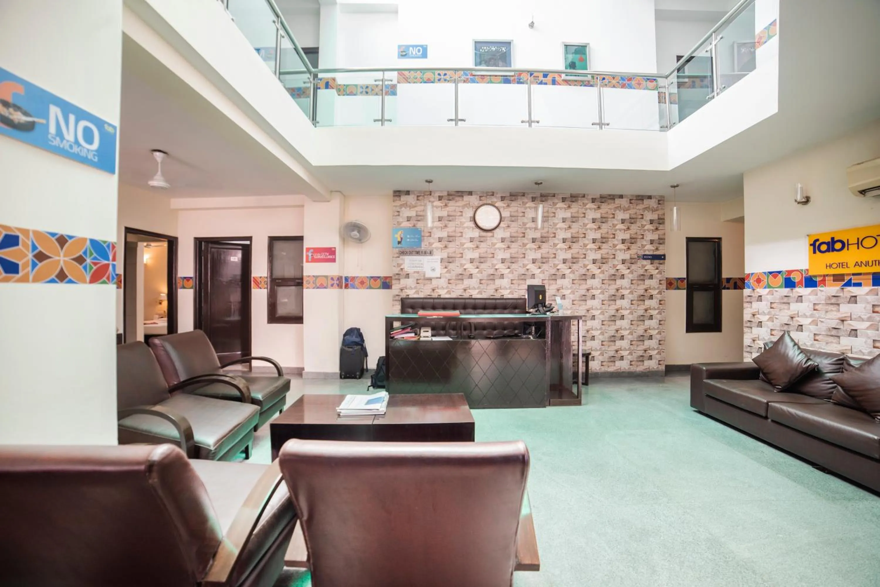 Lobby or reception in FabHotel Anutham Saket