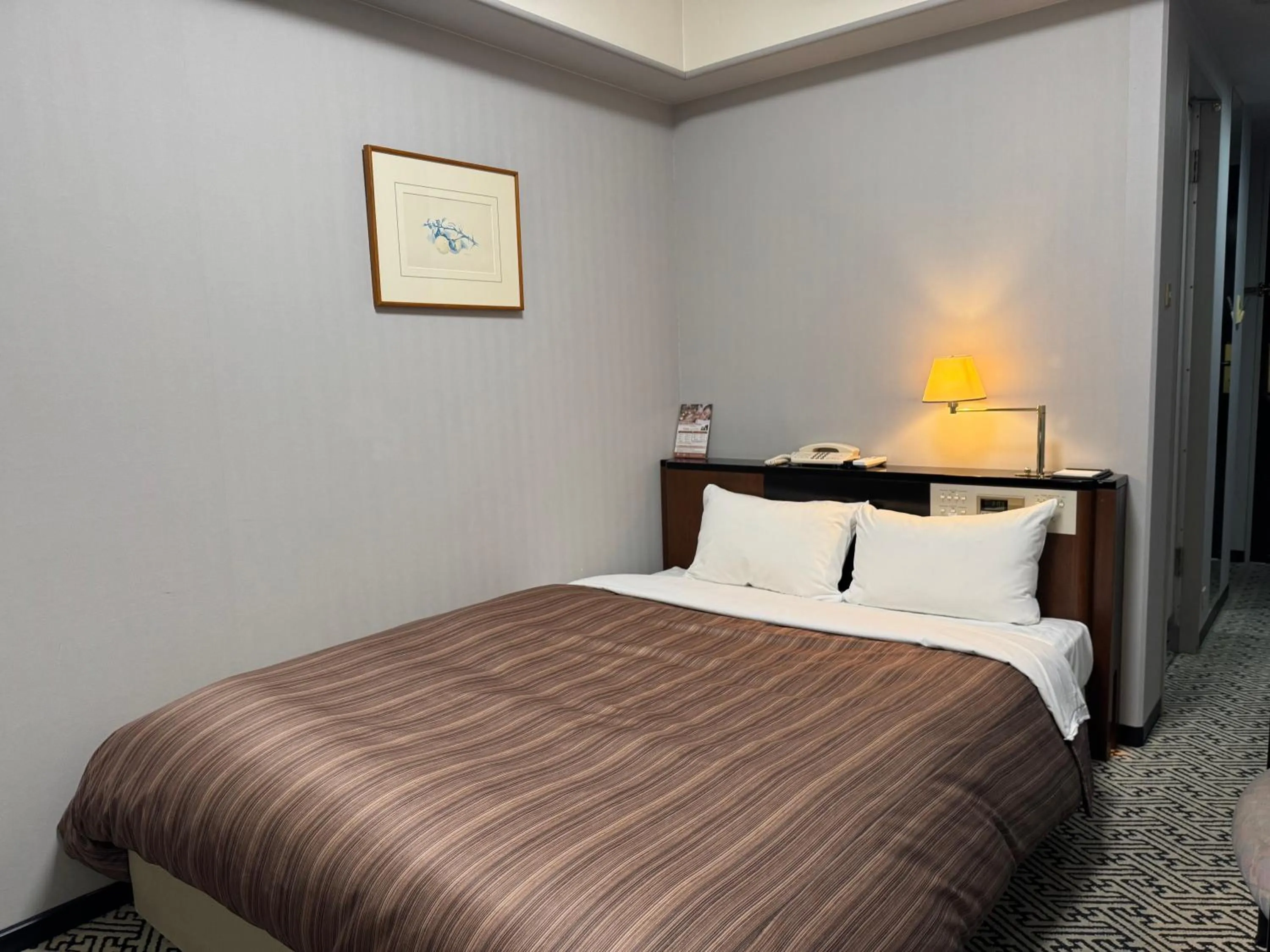 Photo of the whole room, Bed in Ark Hotel Kumamotojo Mae -ROUTE INN HOTELS-