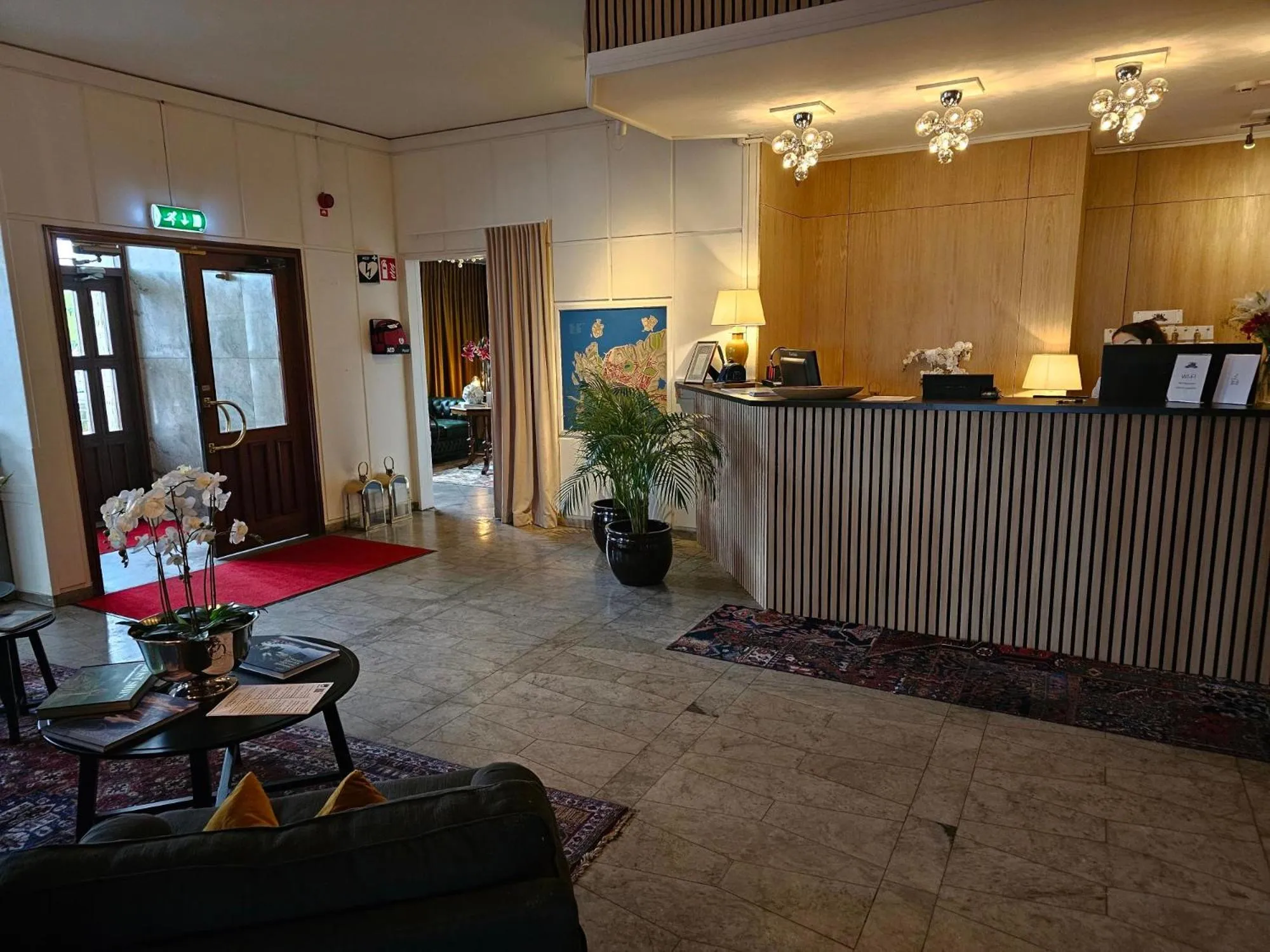 Lobby or reception in Hotel Lysekil