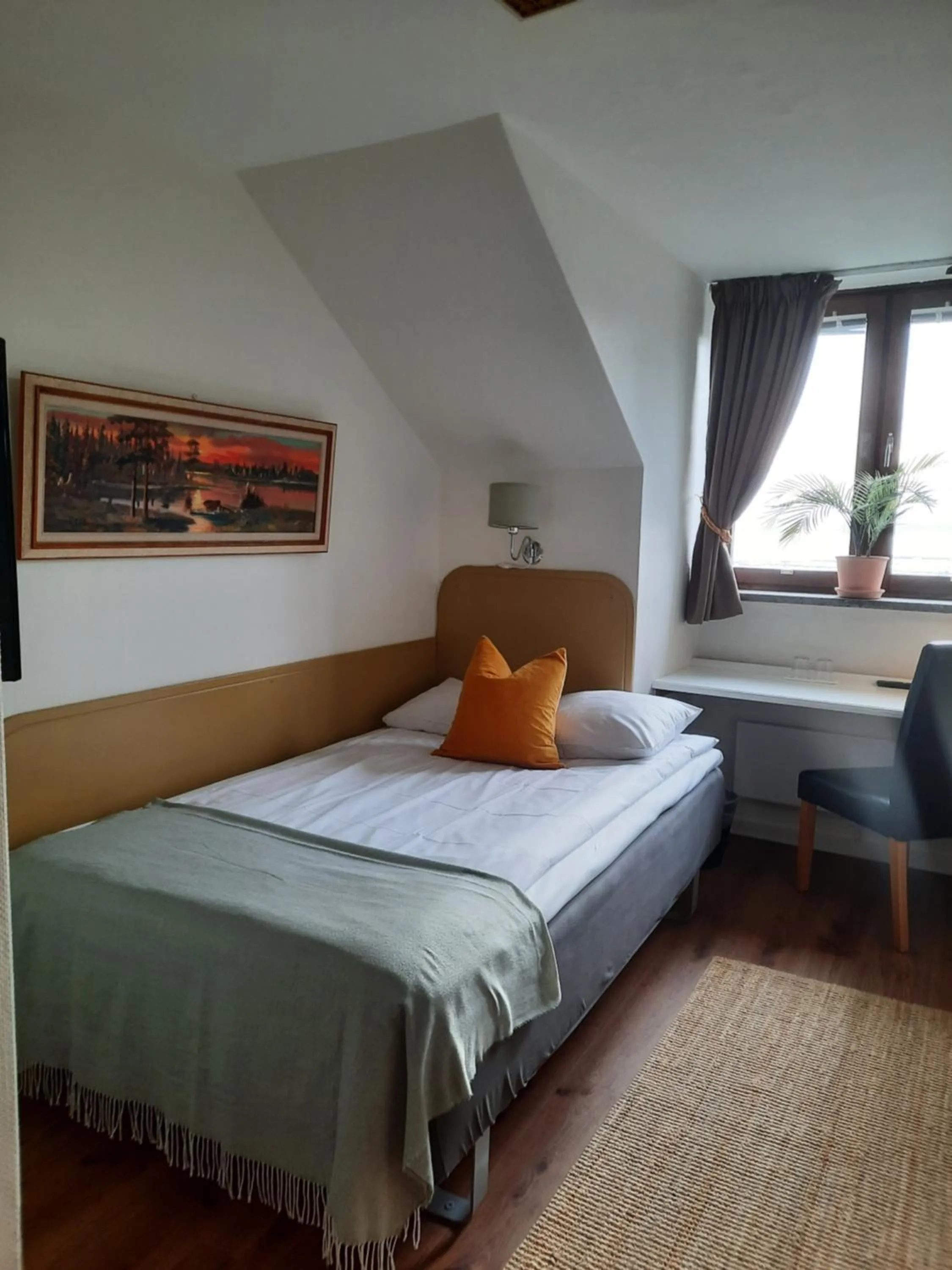 Bed in Hotel Lysekil