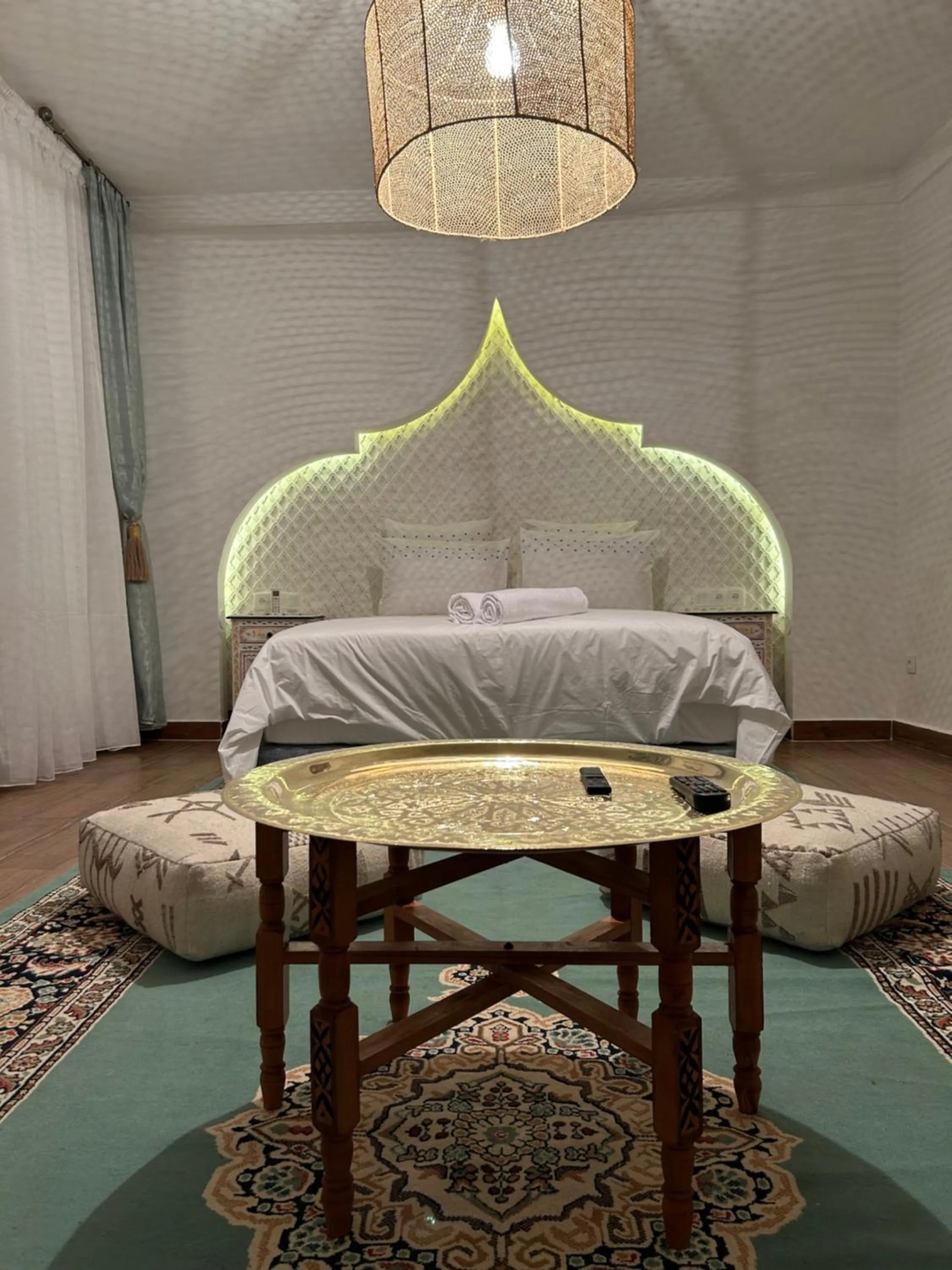 Bed in Riad Tsar Mimoun