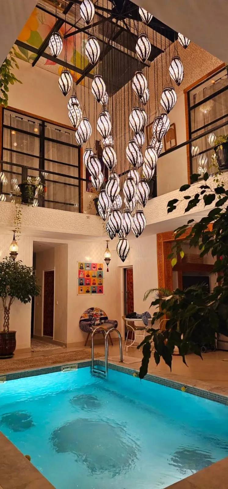 Pool view in Riad Tsar Mimoun