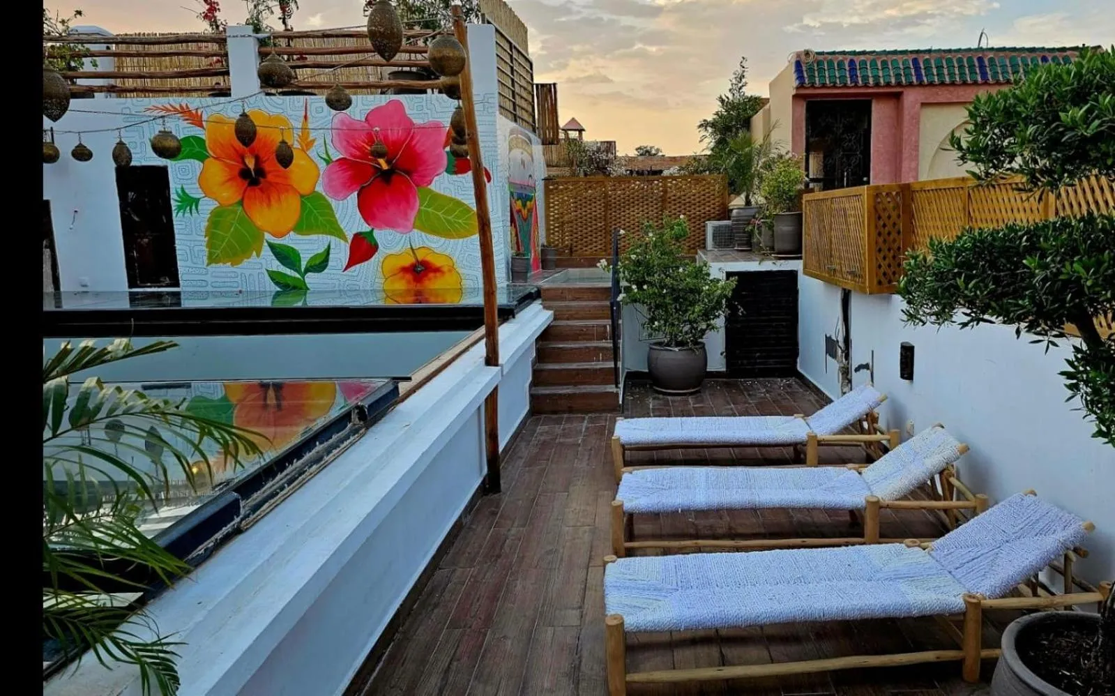 Balcony/Terrace in Riad Tsar Mimoun