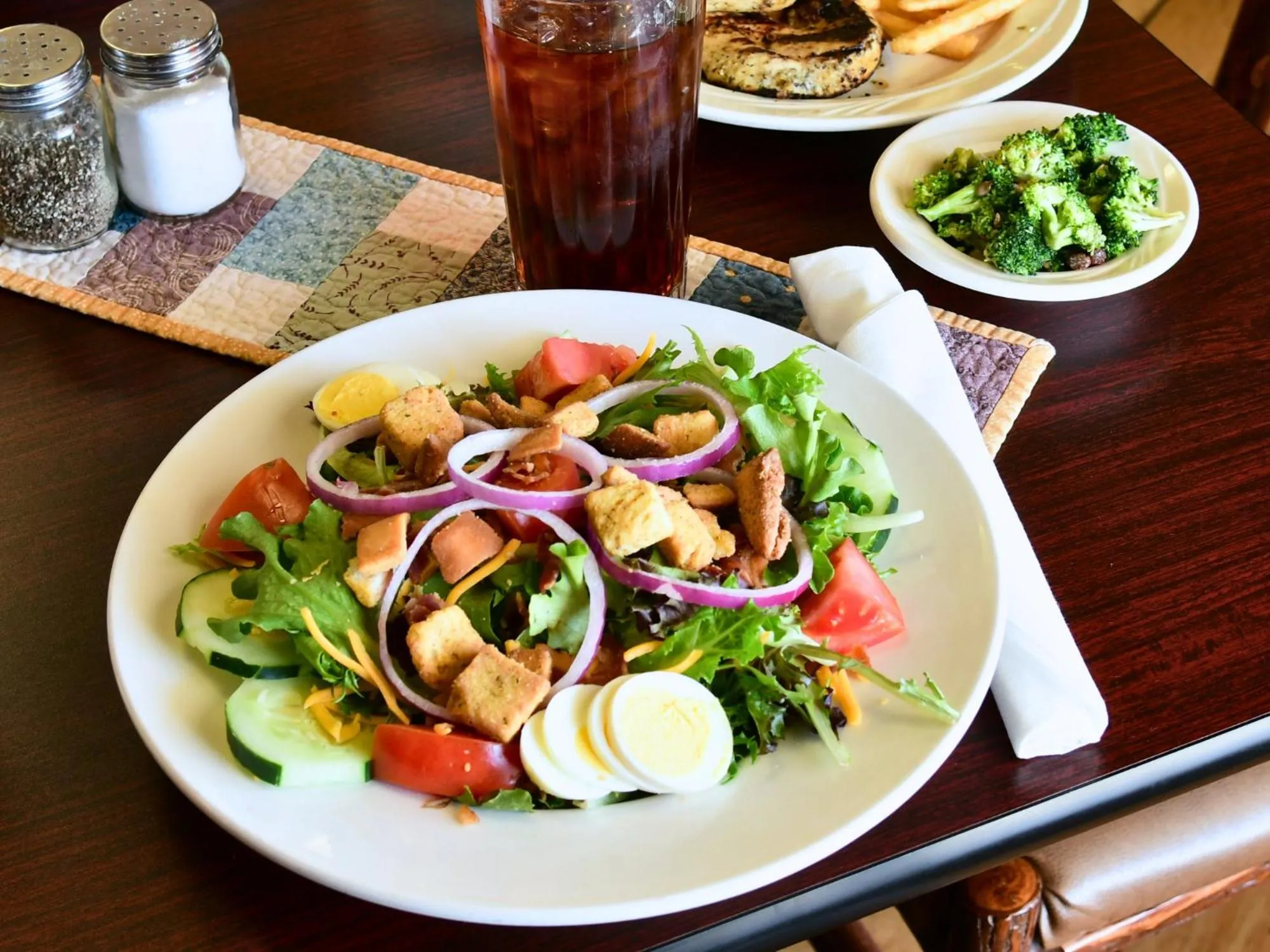 Food close-up in Clifty Inn