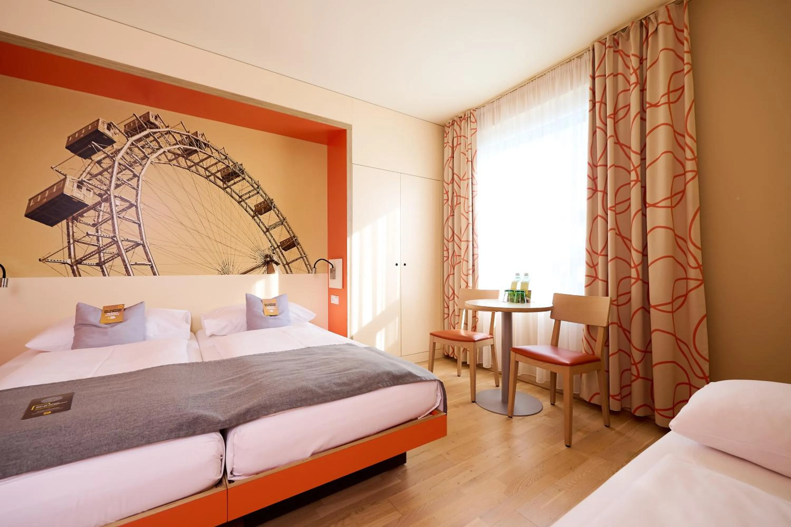 Bed in JUFA Hotel Wien City