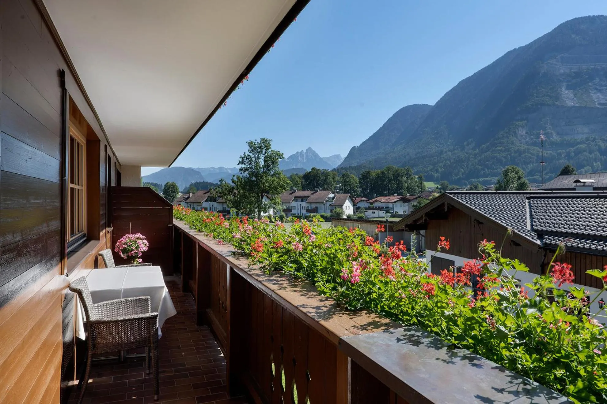Balcony/Terrace in Gästehaus Bramböck