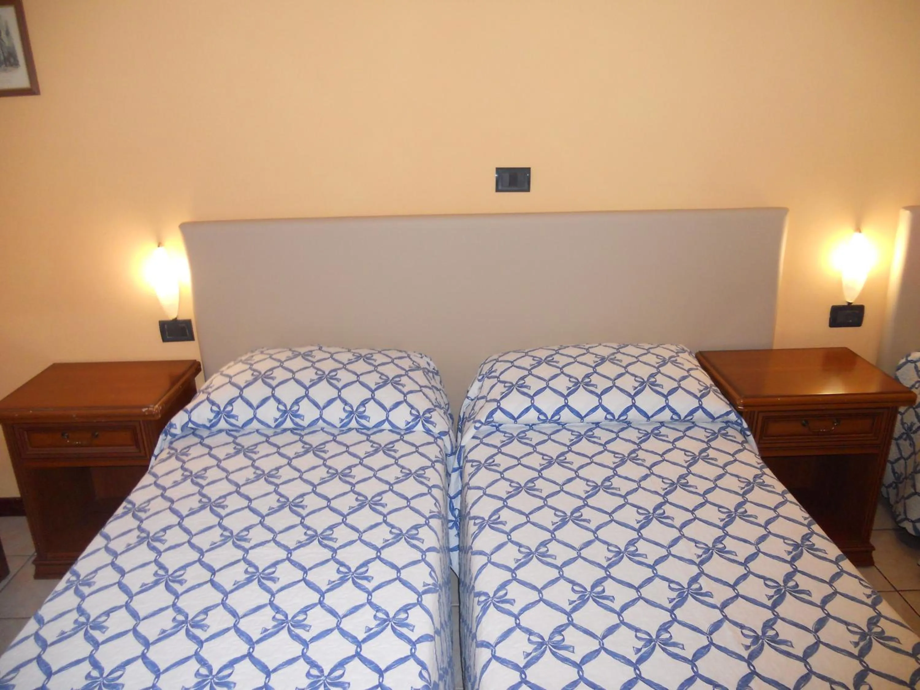 Bed in Hotel Salus