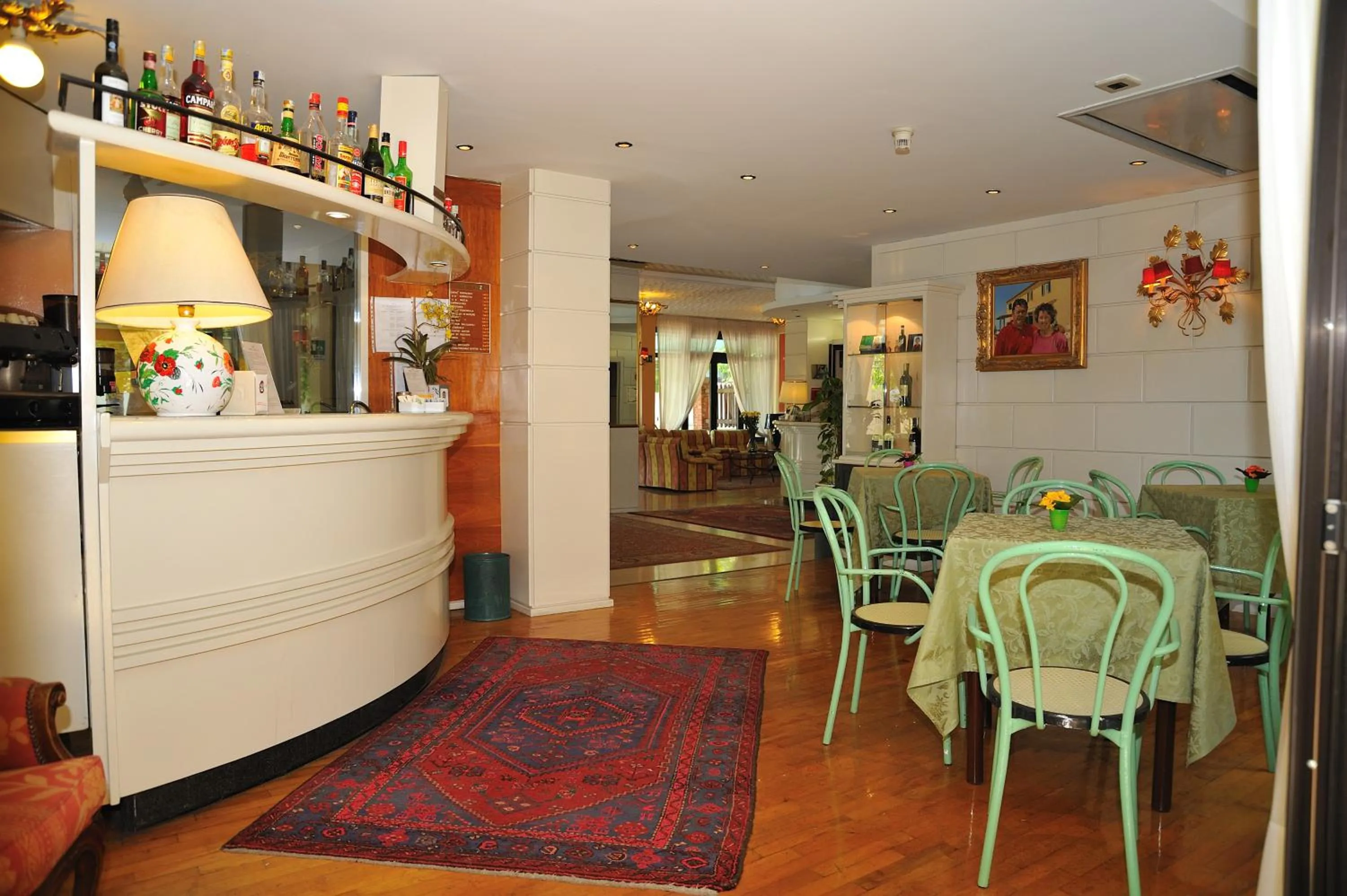 Communal lounge/ TV room in Hotel Salus