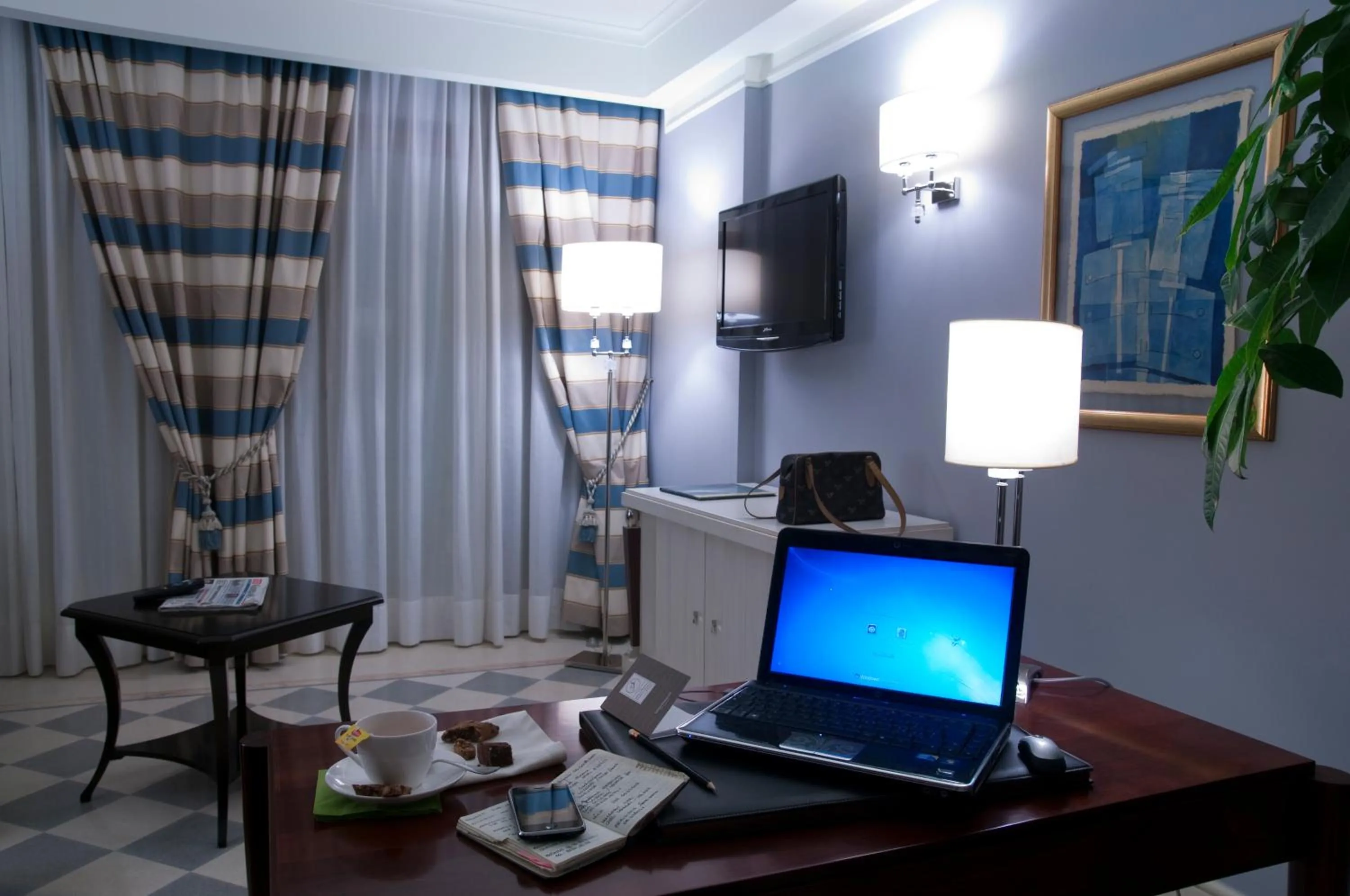 Decorative detail in Best Western Premier Villa Fabiano Palace Hotel